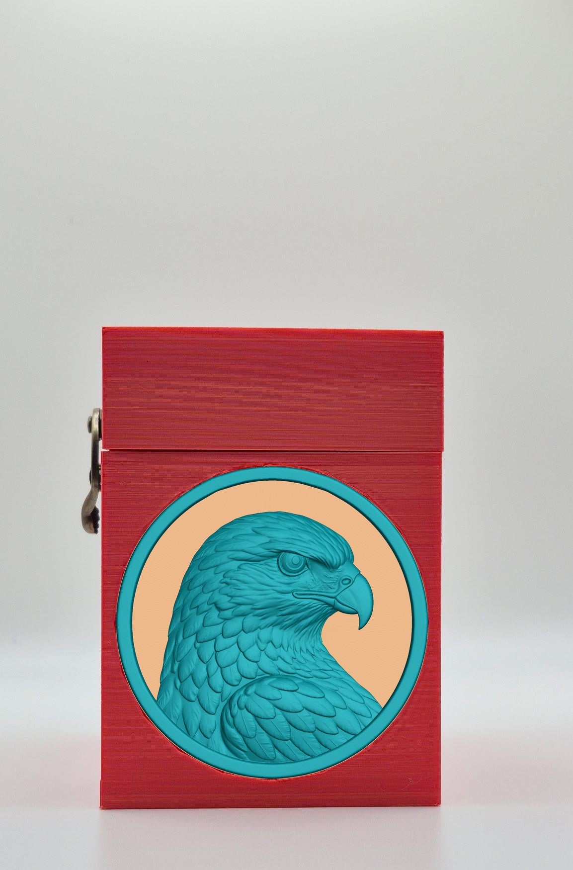 Eagle Card Box — Red