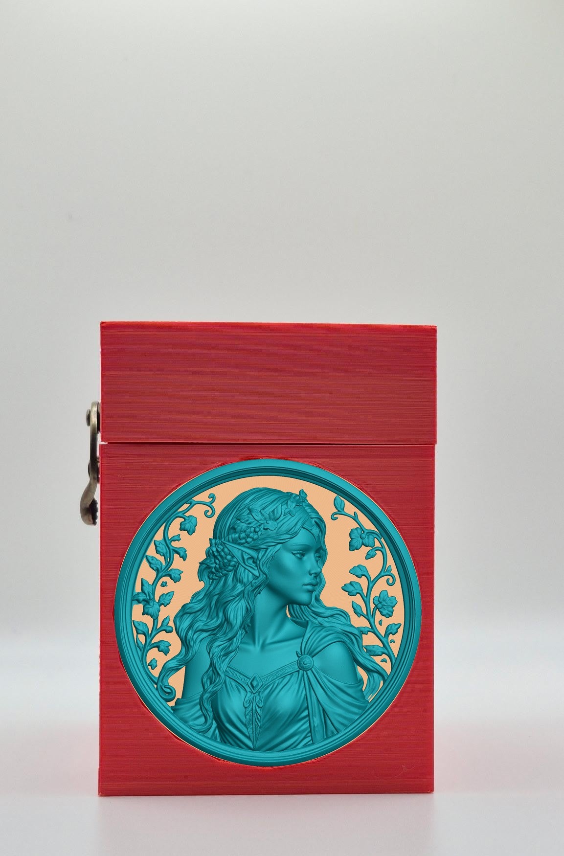 Elf Maiden Card Box — Red