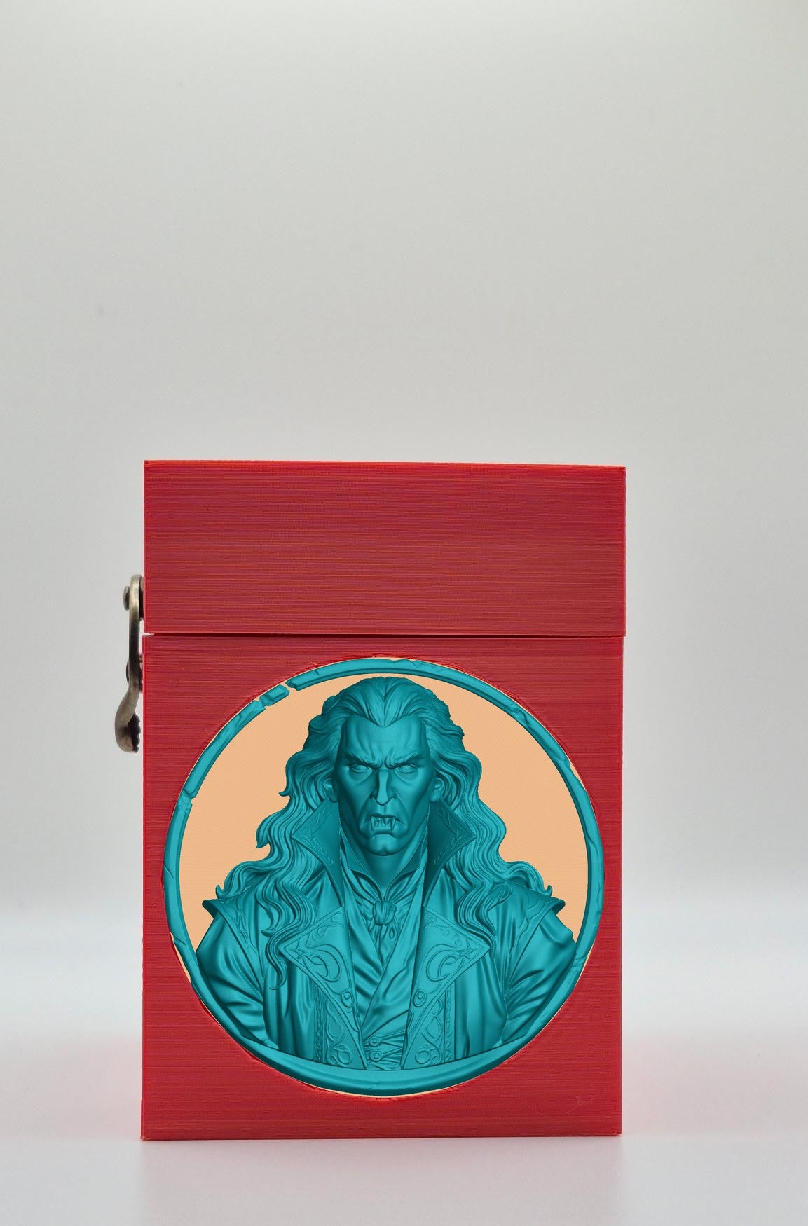 Gothic Vampire Card Box — Red