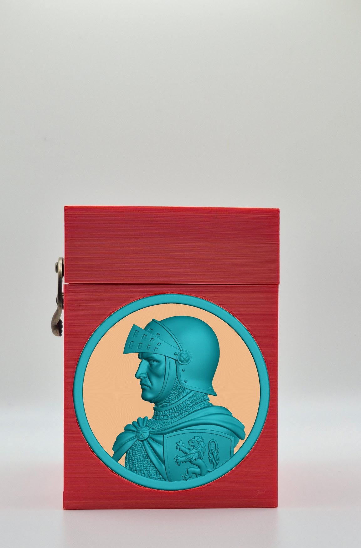 Knight Card Box — Red