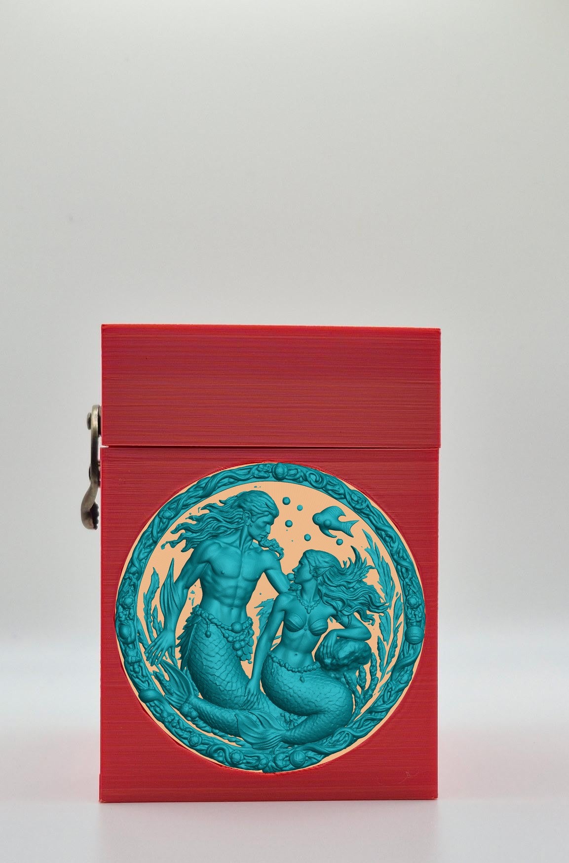Merfolk Card Box — Red