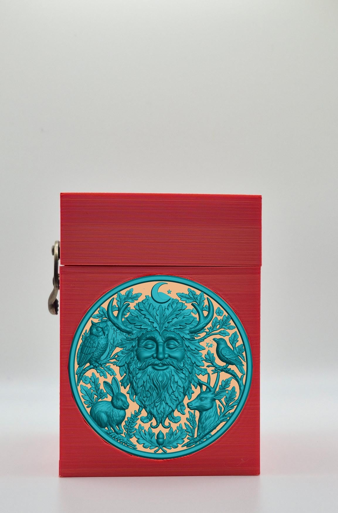 Tree Spirit Card Box — Red