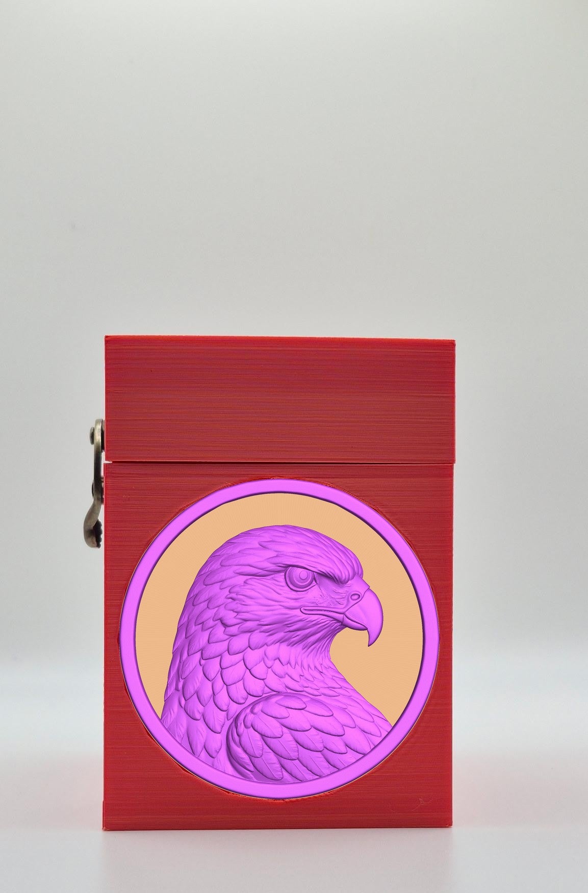 Eagle Card Box — Red