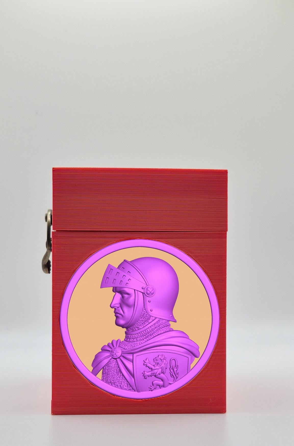 Knight Card Box — Red