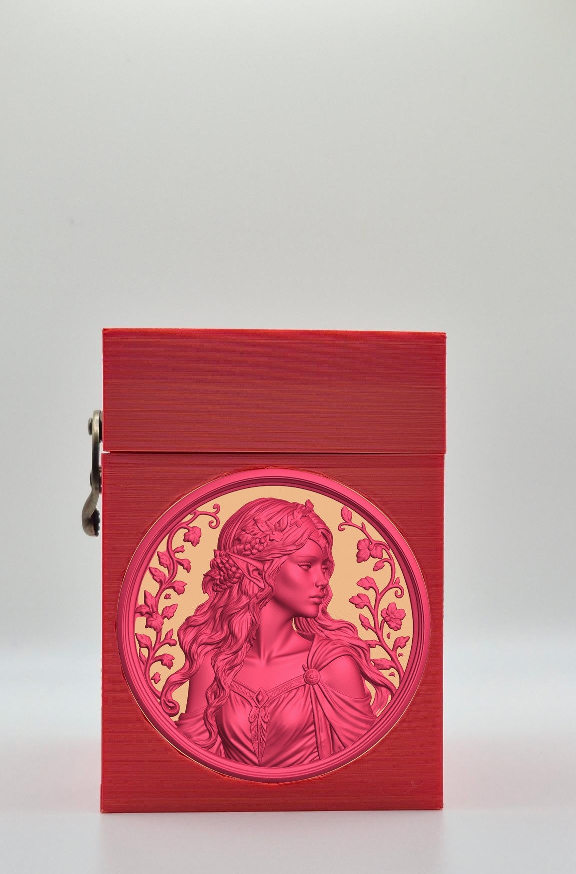 Elf Maiden Card Box — Red