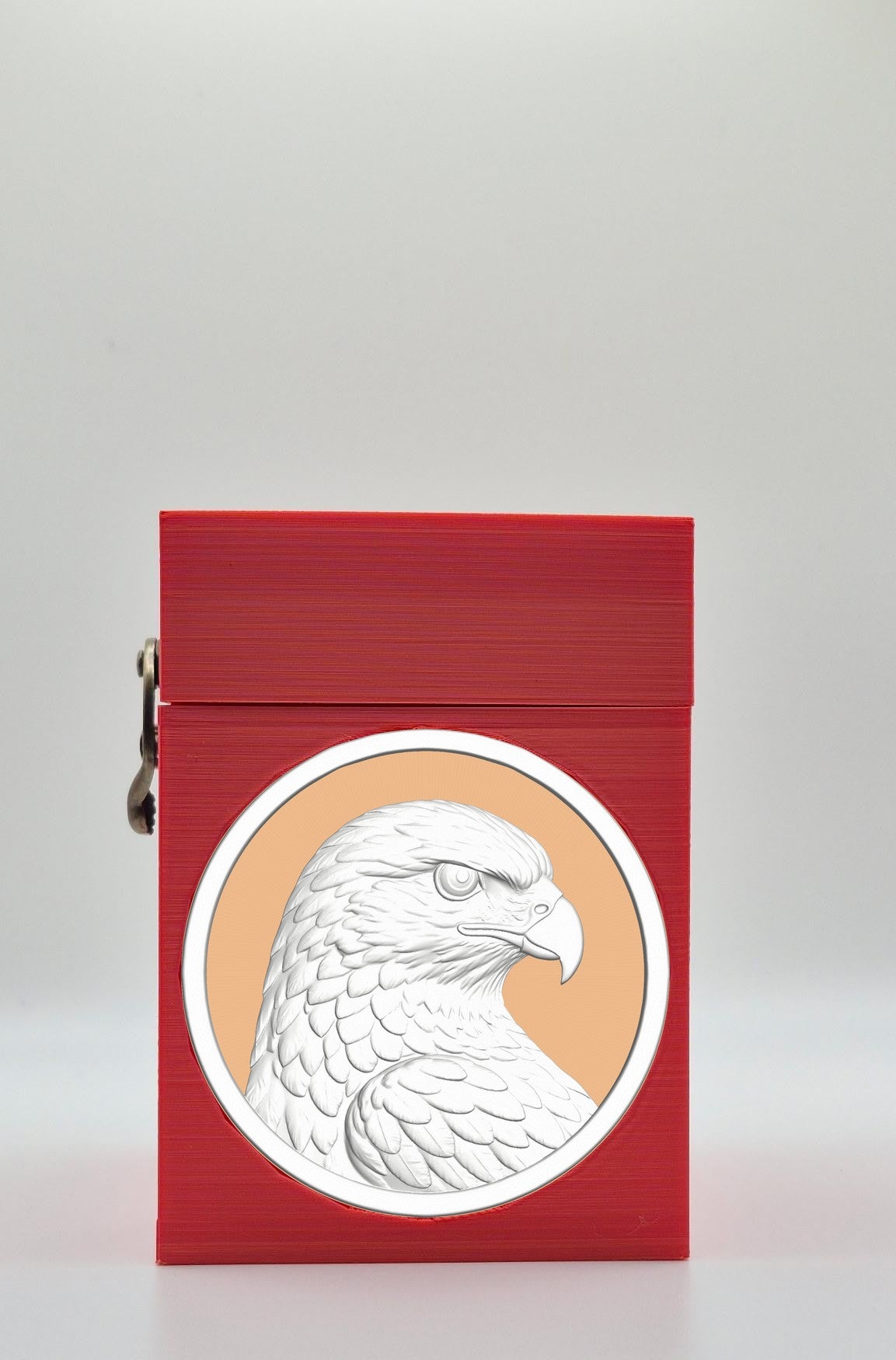 Eagle Card Box — Red