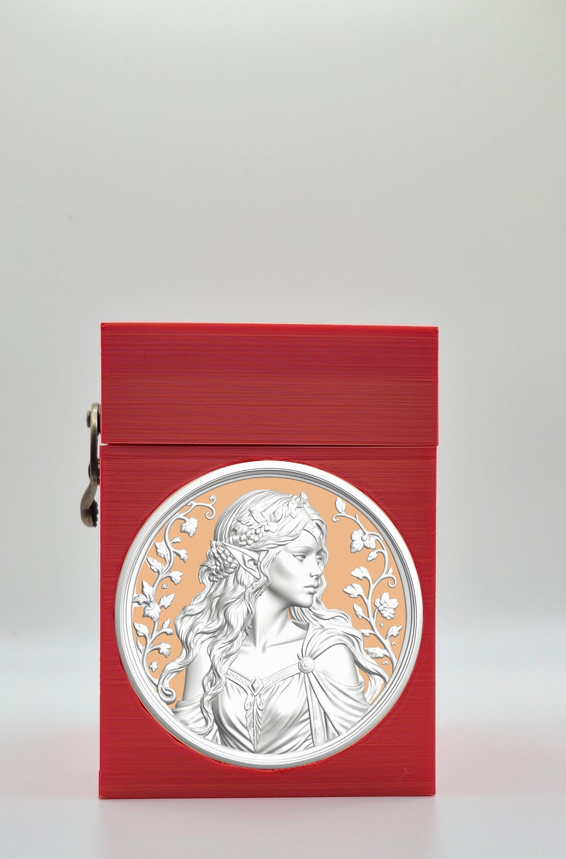 Elf Maiden Card Box — Red