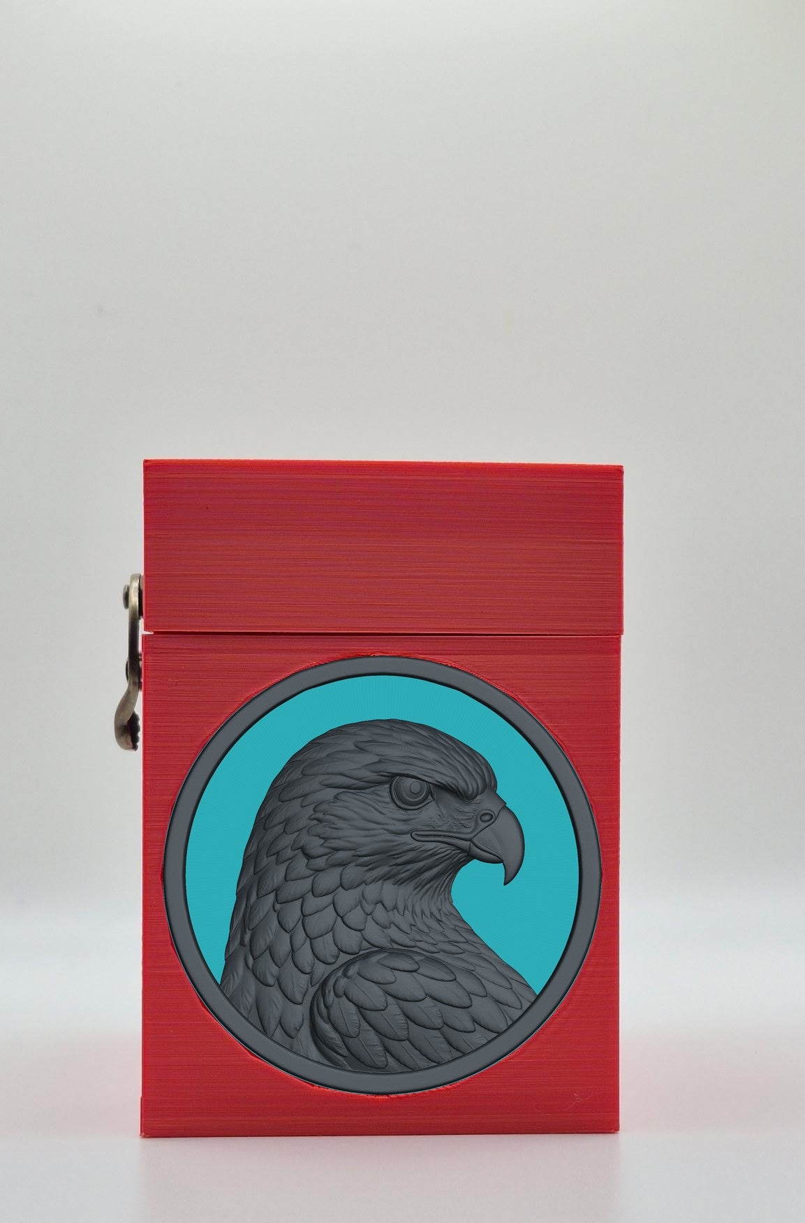 Eagle Card Box — Red