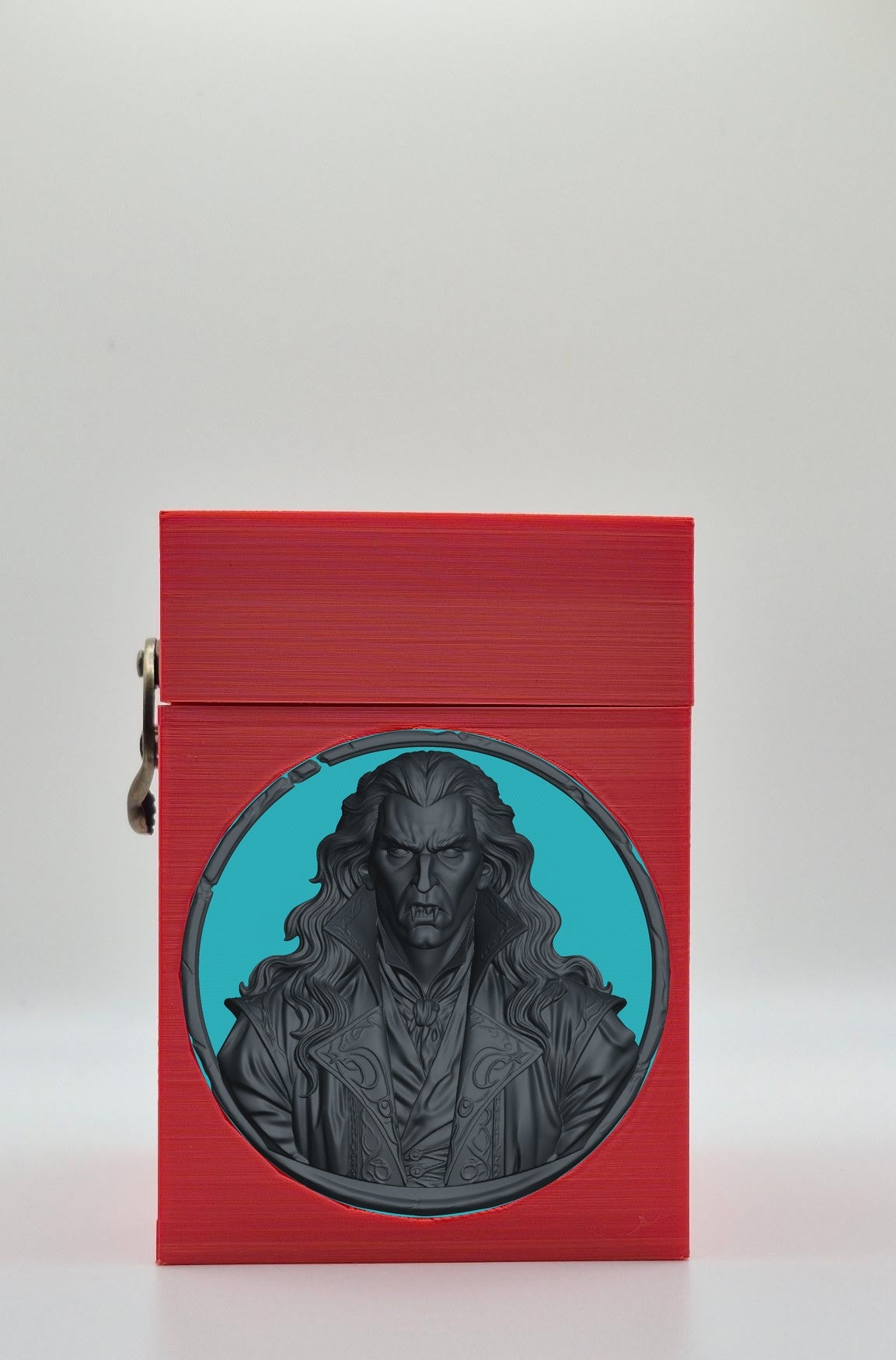 Gothic Vampire Card Box — Red