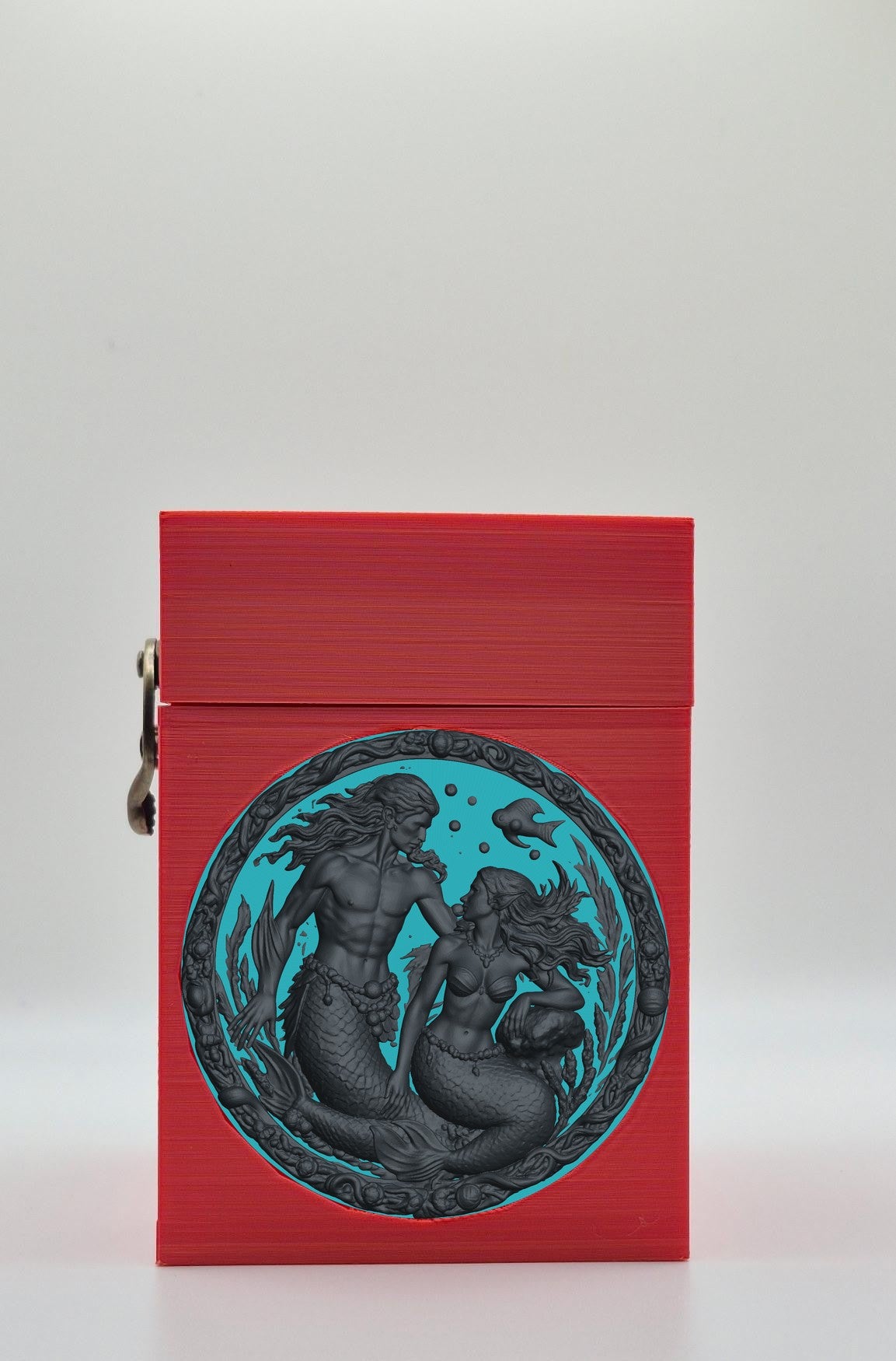 Merfolk Card Box — Red