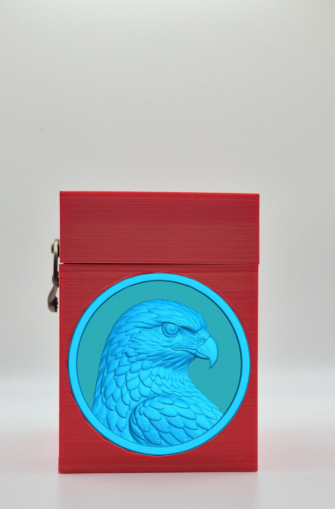 Eagle Card Box — Red
