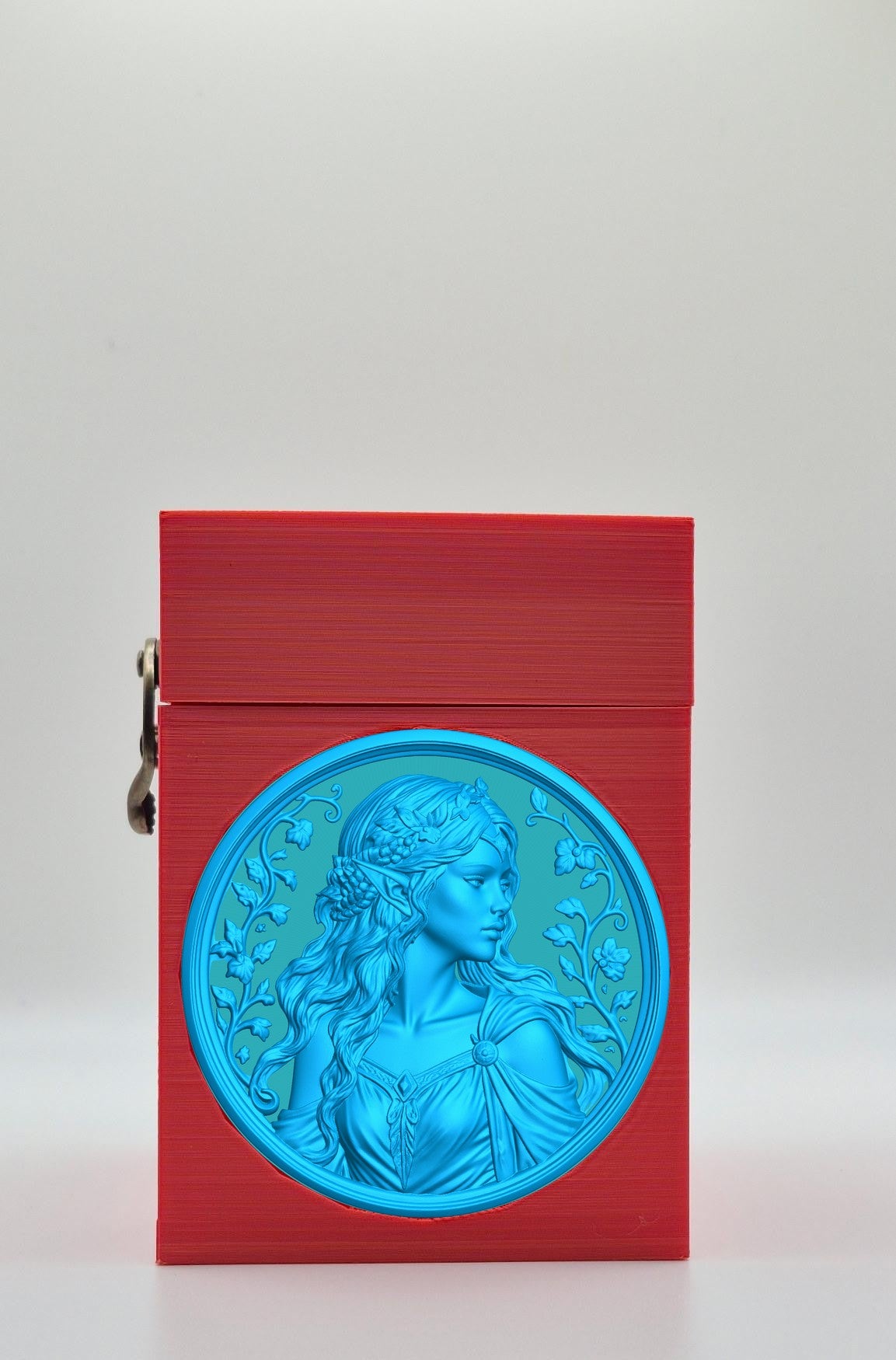 Elf Maiden Card Box — Red