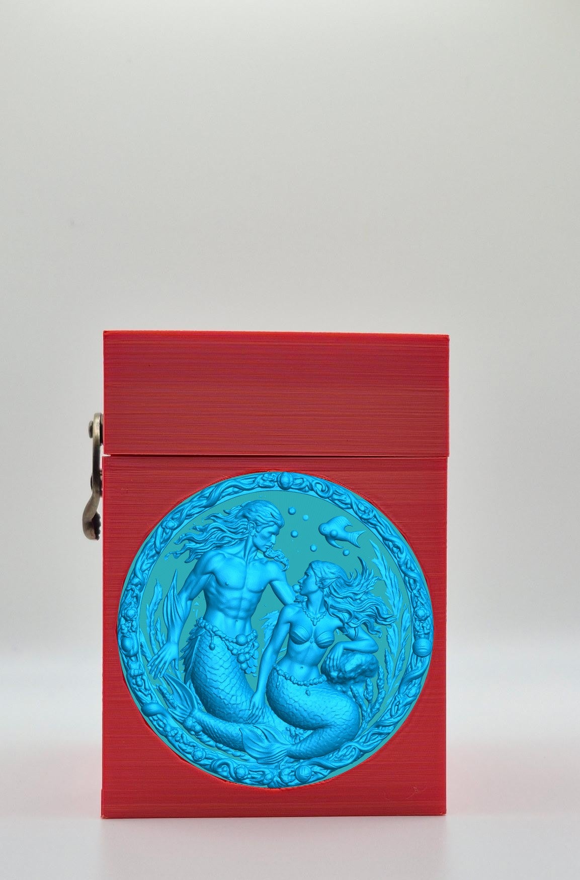 Merfolk Card Box — Red