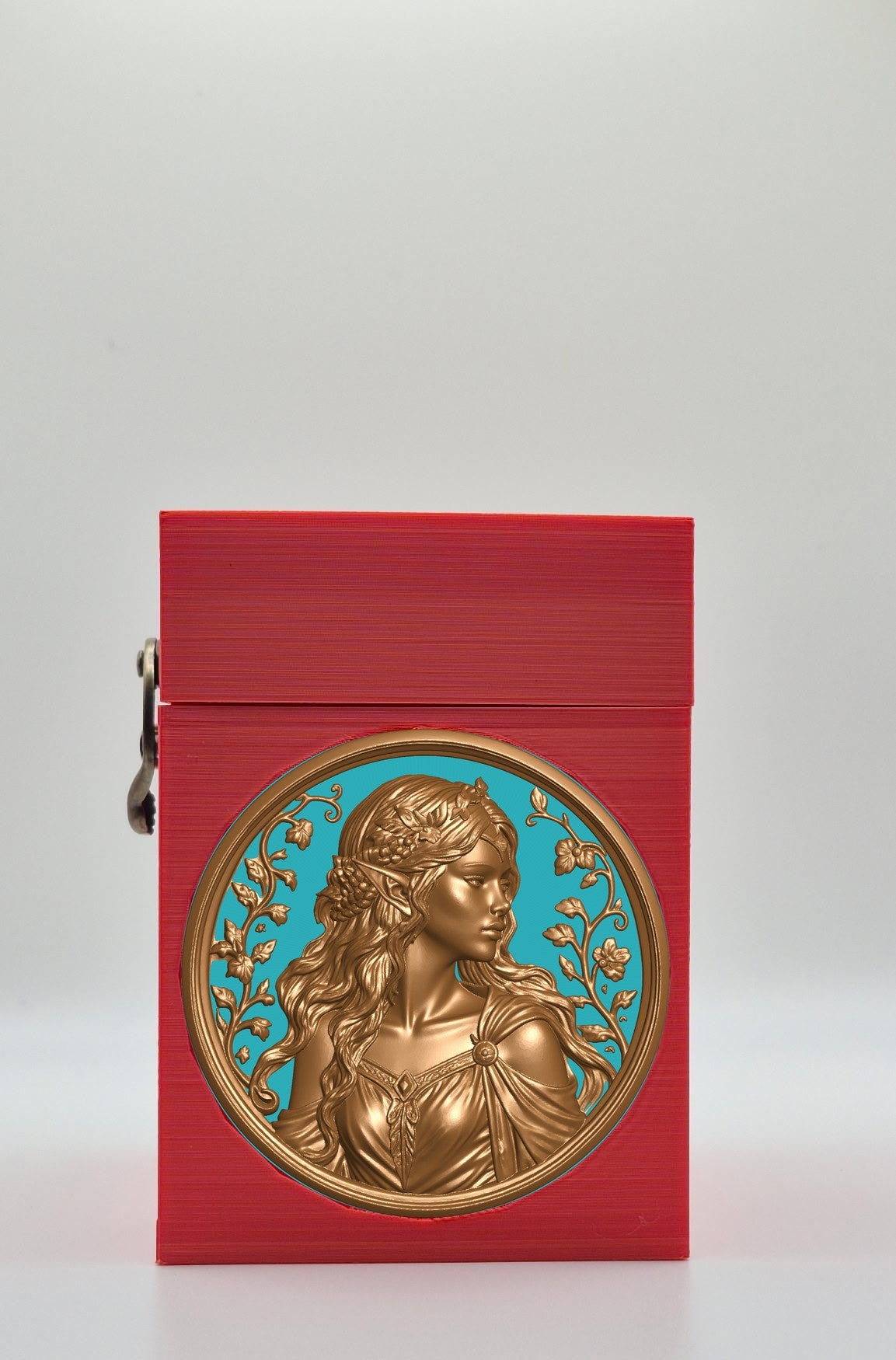 Elf Maiden Card Box — Red