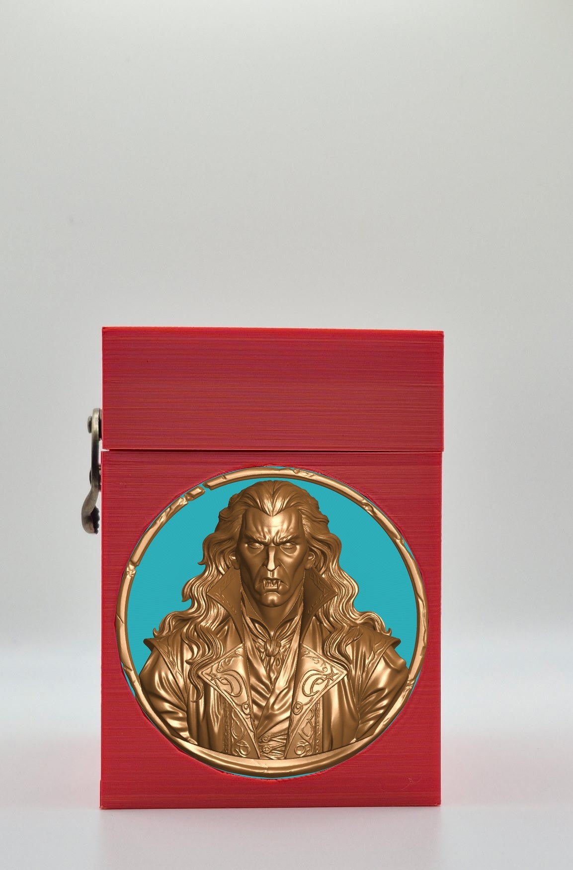 Gothic Vampire Card Box — Red