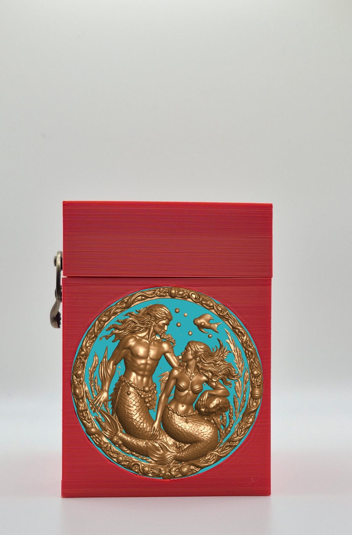 Merfolk Card Box — Red