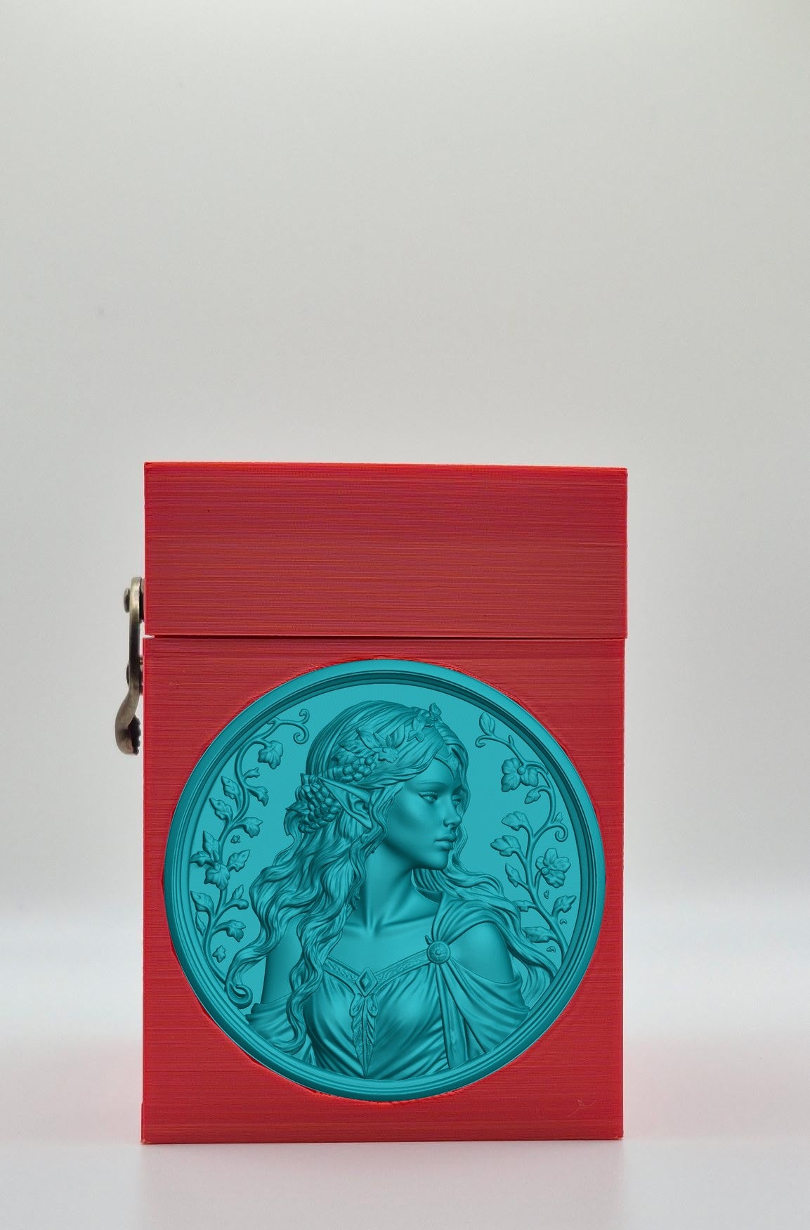 Elf Maiden Card Box — Red