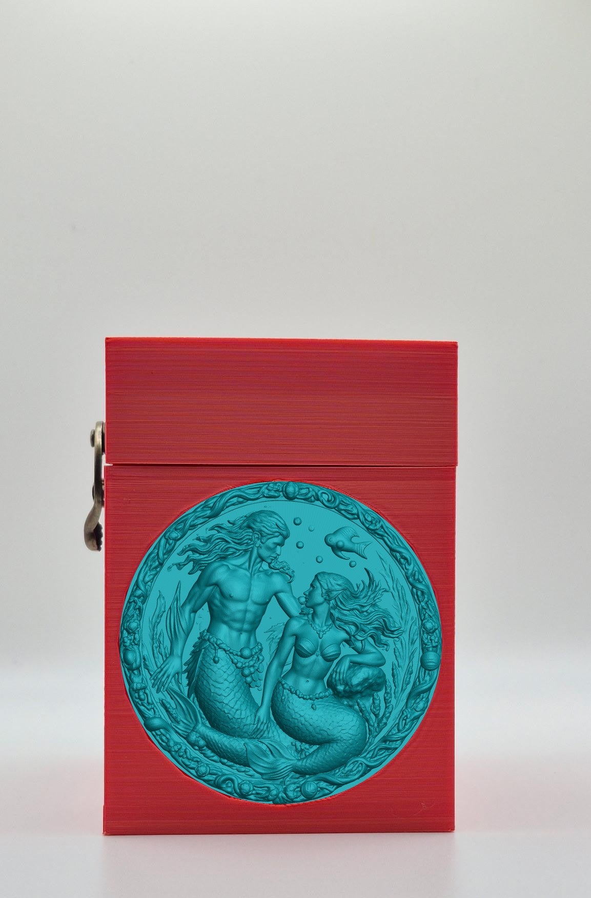 Merfolk Card Box — Red