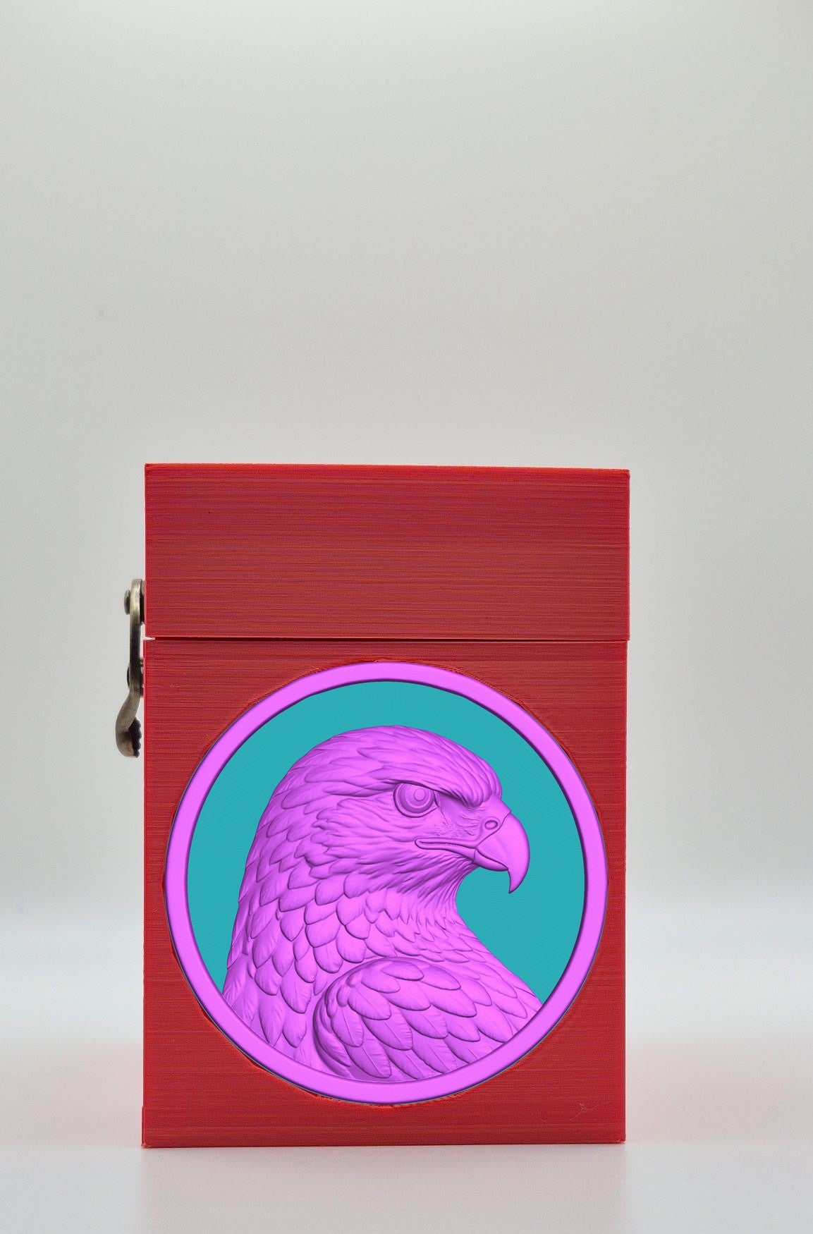 Eagle Card Box — Red
