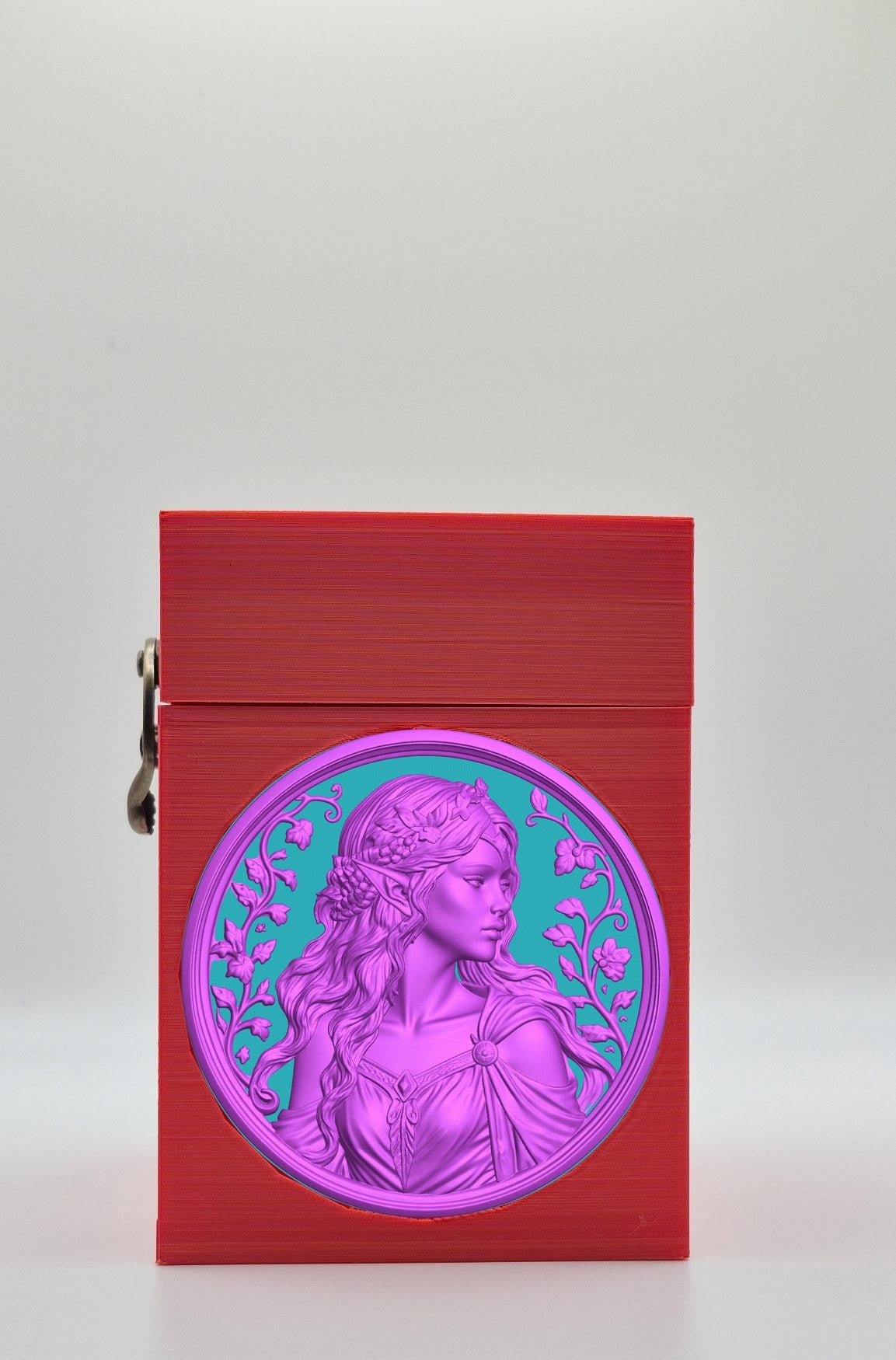 Elf Maiden Card Box — Red