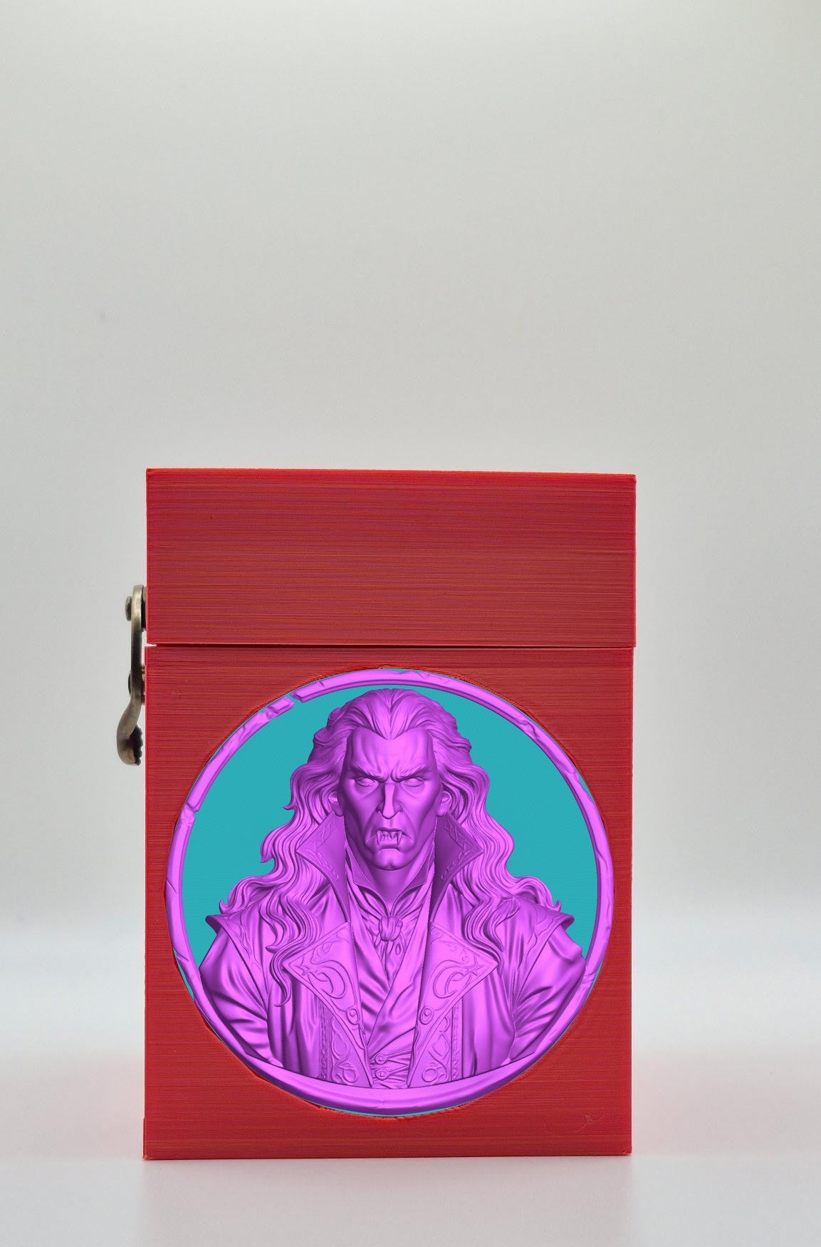Gothic Vampire Card Box — Red