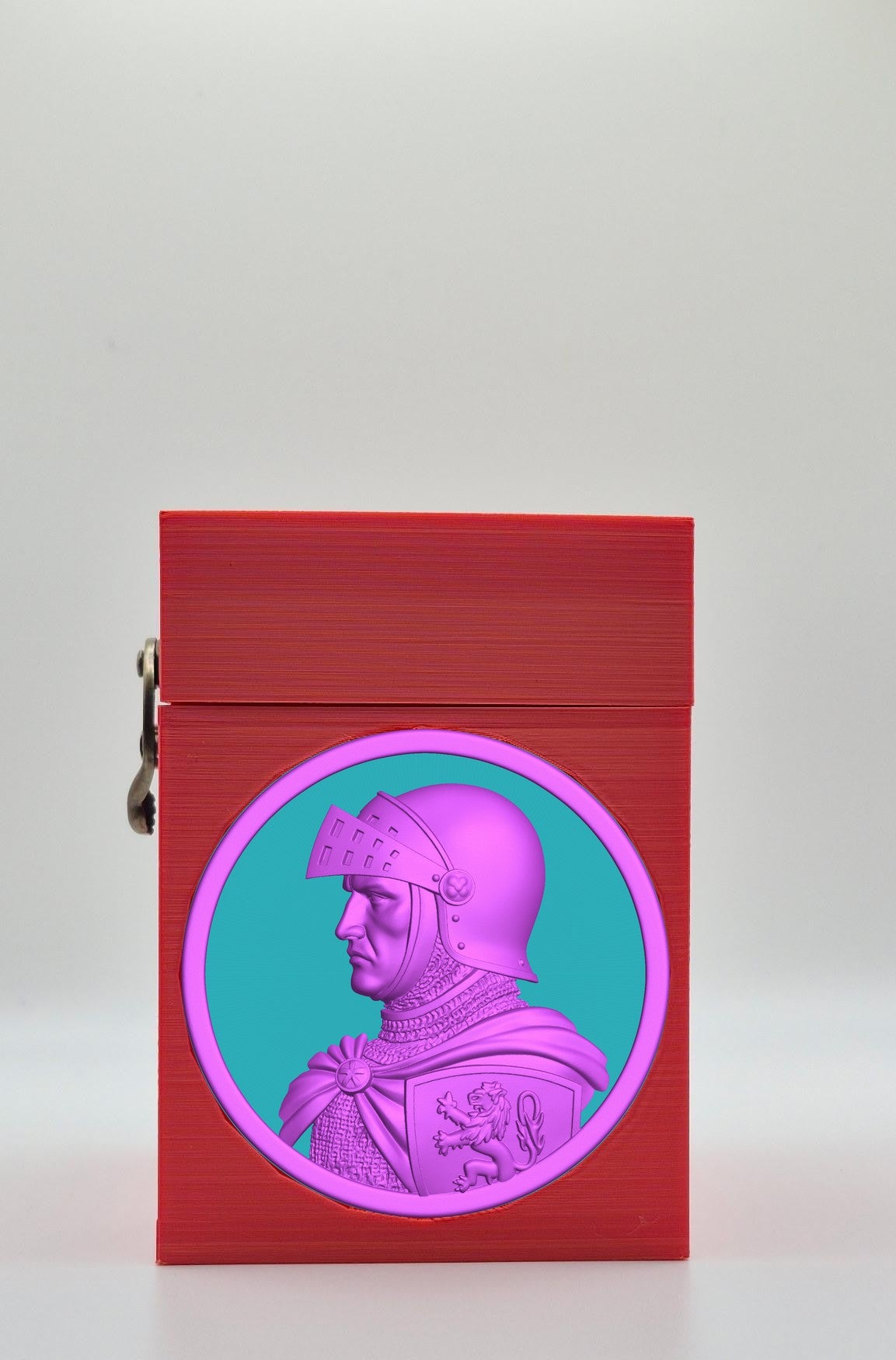 Knight Card Box — Red
