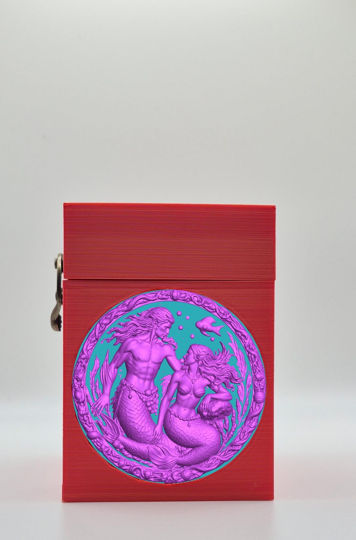 Merfolk Card Box — Red