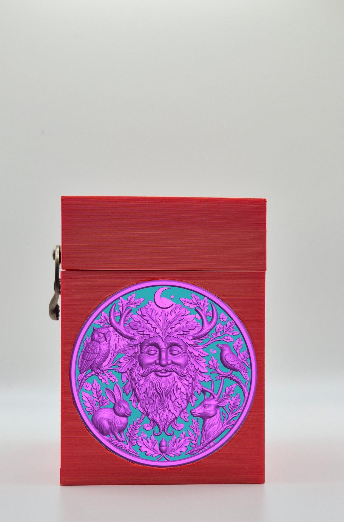 Tree Spirit Card Box — Red