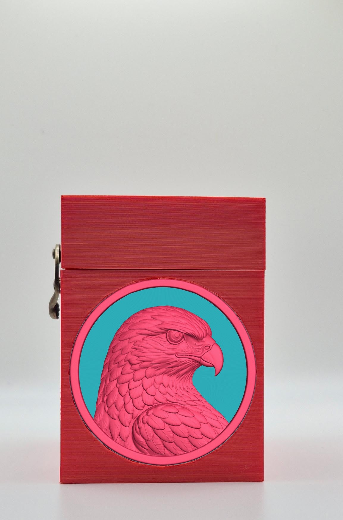 Eagle Card Box — Red