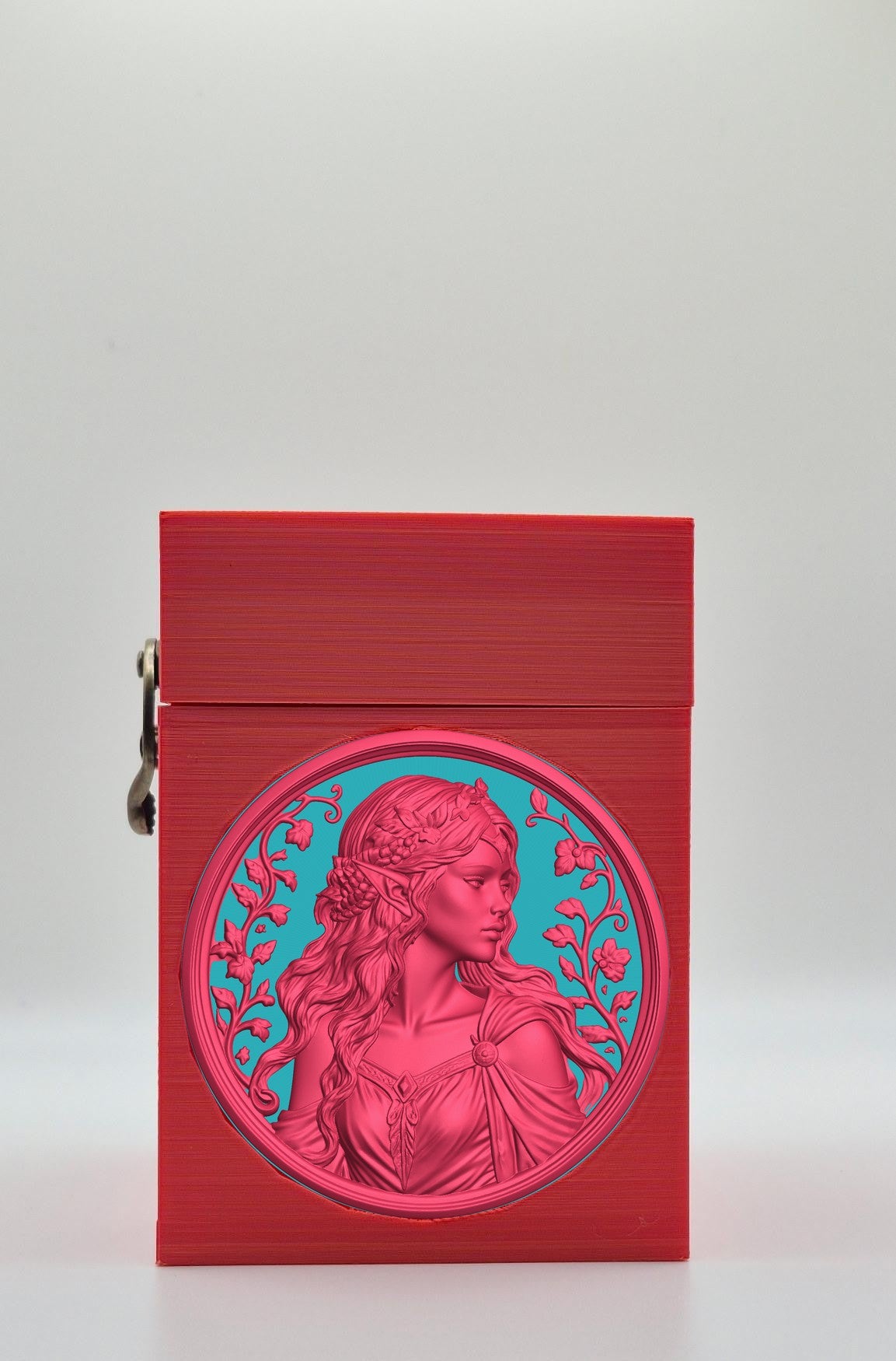 Elf Maiden Card Box — Red