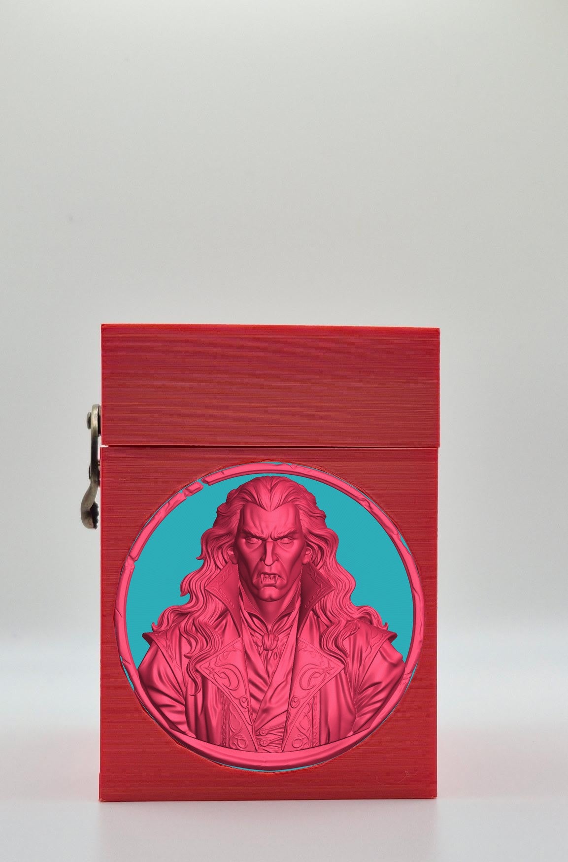 Gothic Vampire Card Box — Red