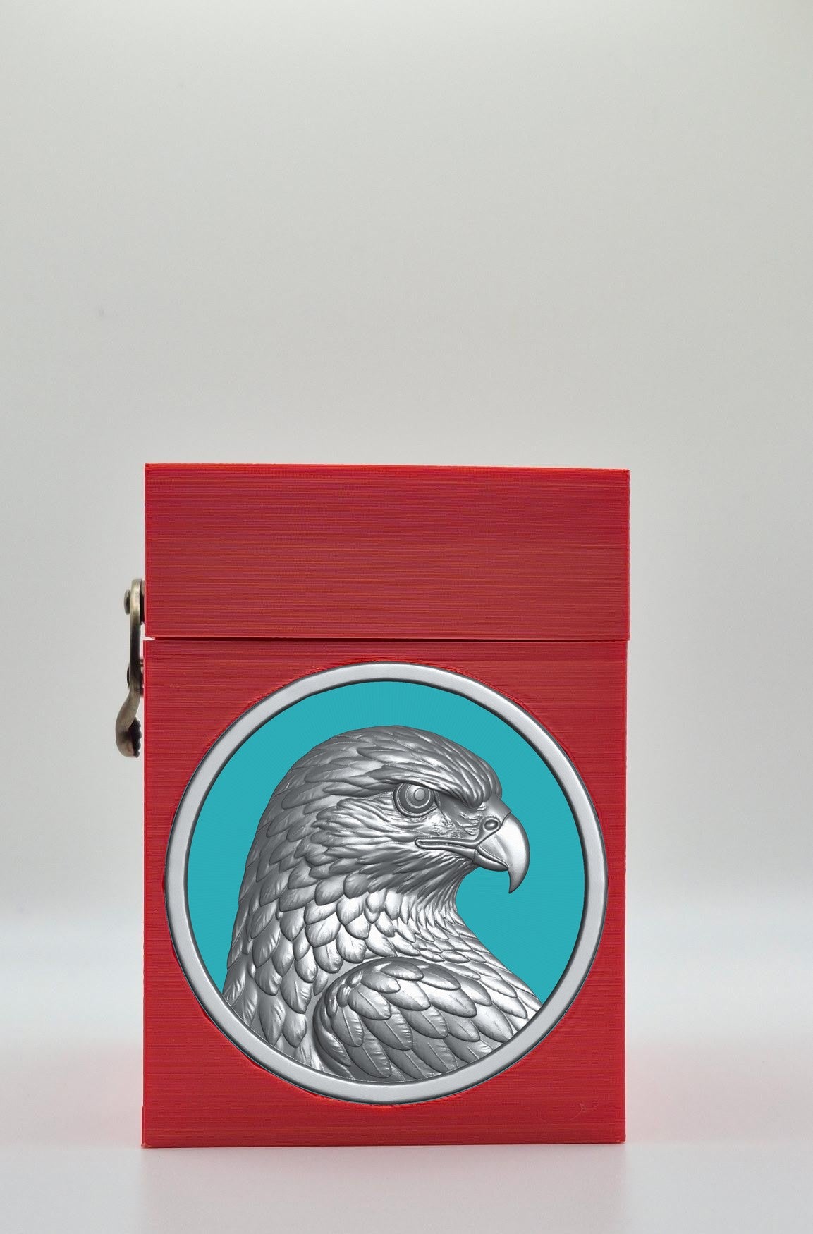 Eagle Card Box — Red