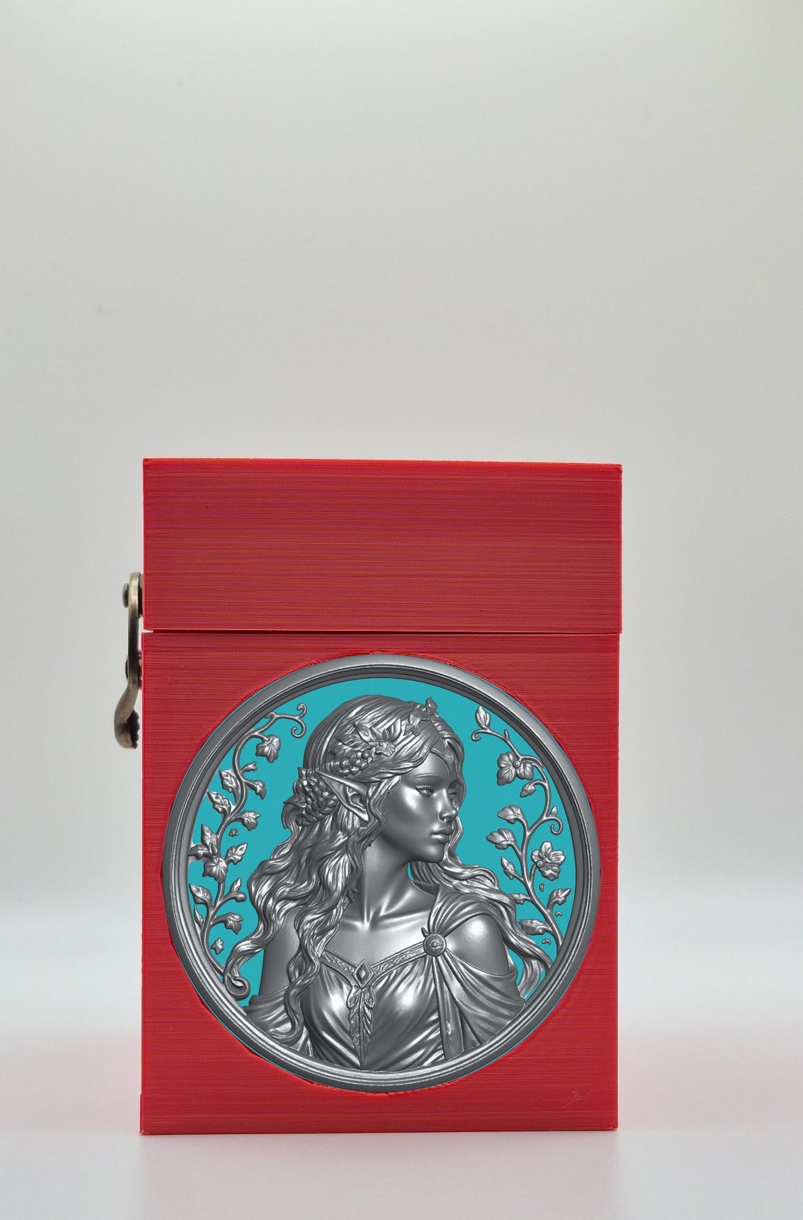 Elf Maiden Card Box — Red