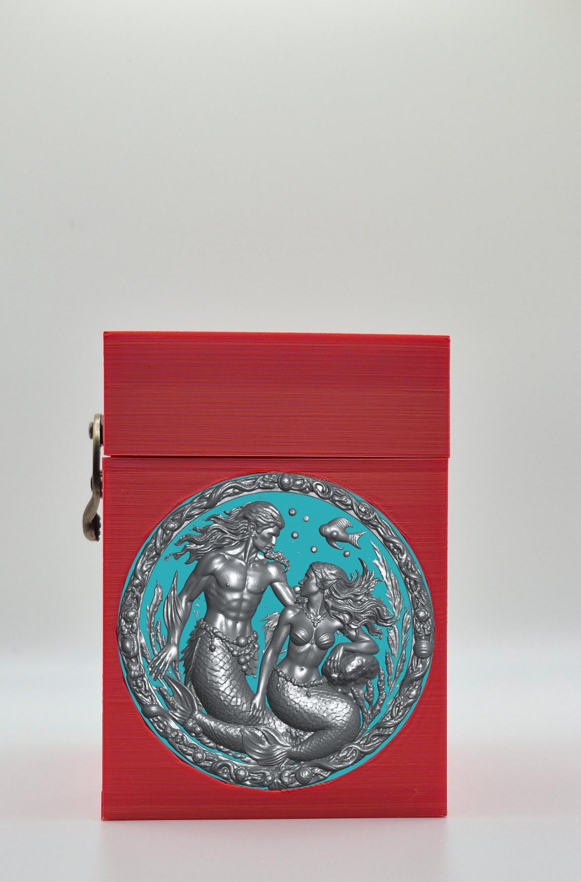 Merfolk Card Box — Red