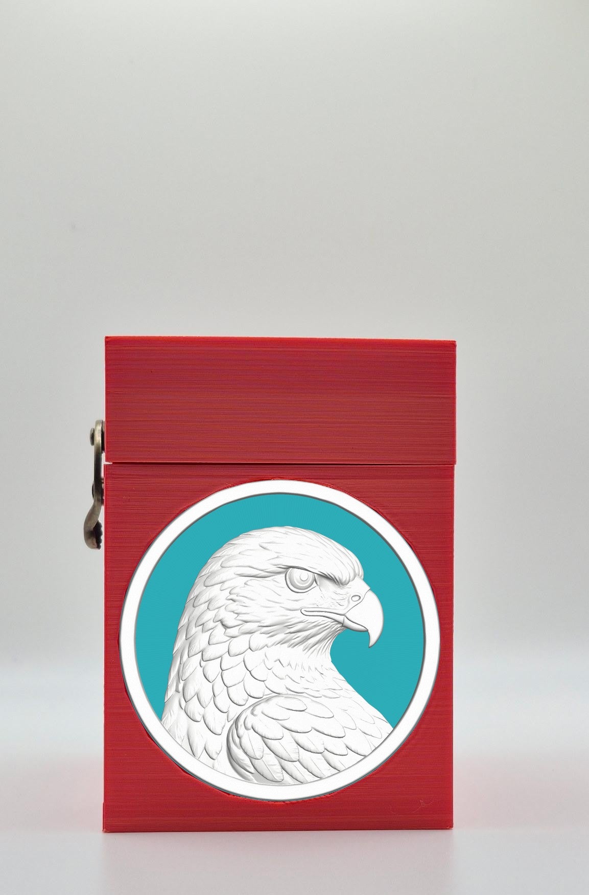 Eagle Card Box — Red