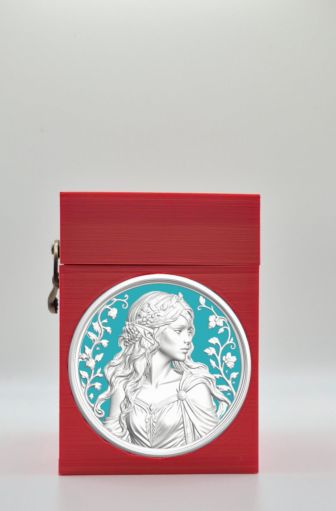 Elf Maiden Card Box — Red