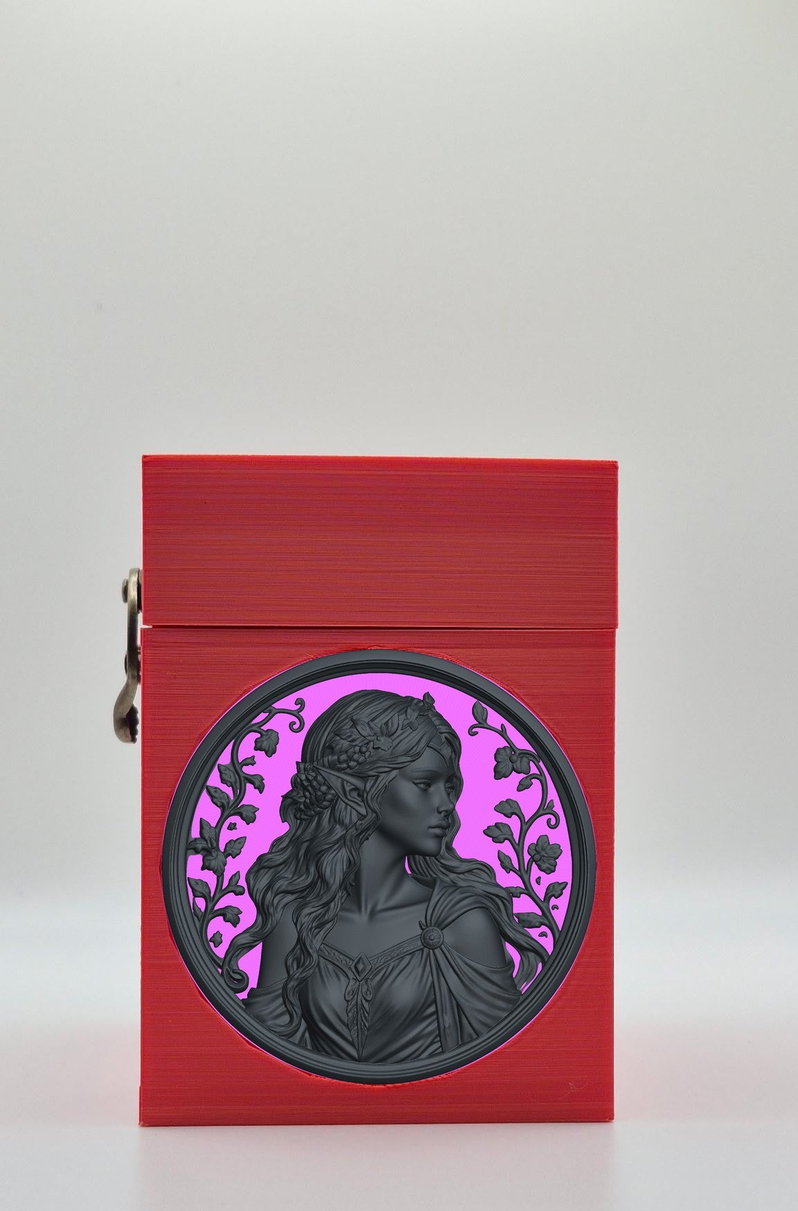 Elf Maiden Card Box — Red