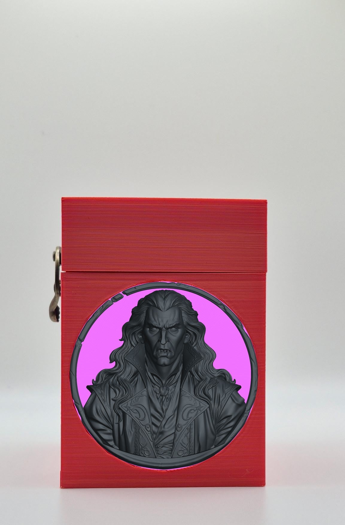 Gothic Vampire Card Box — Red