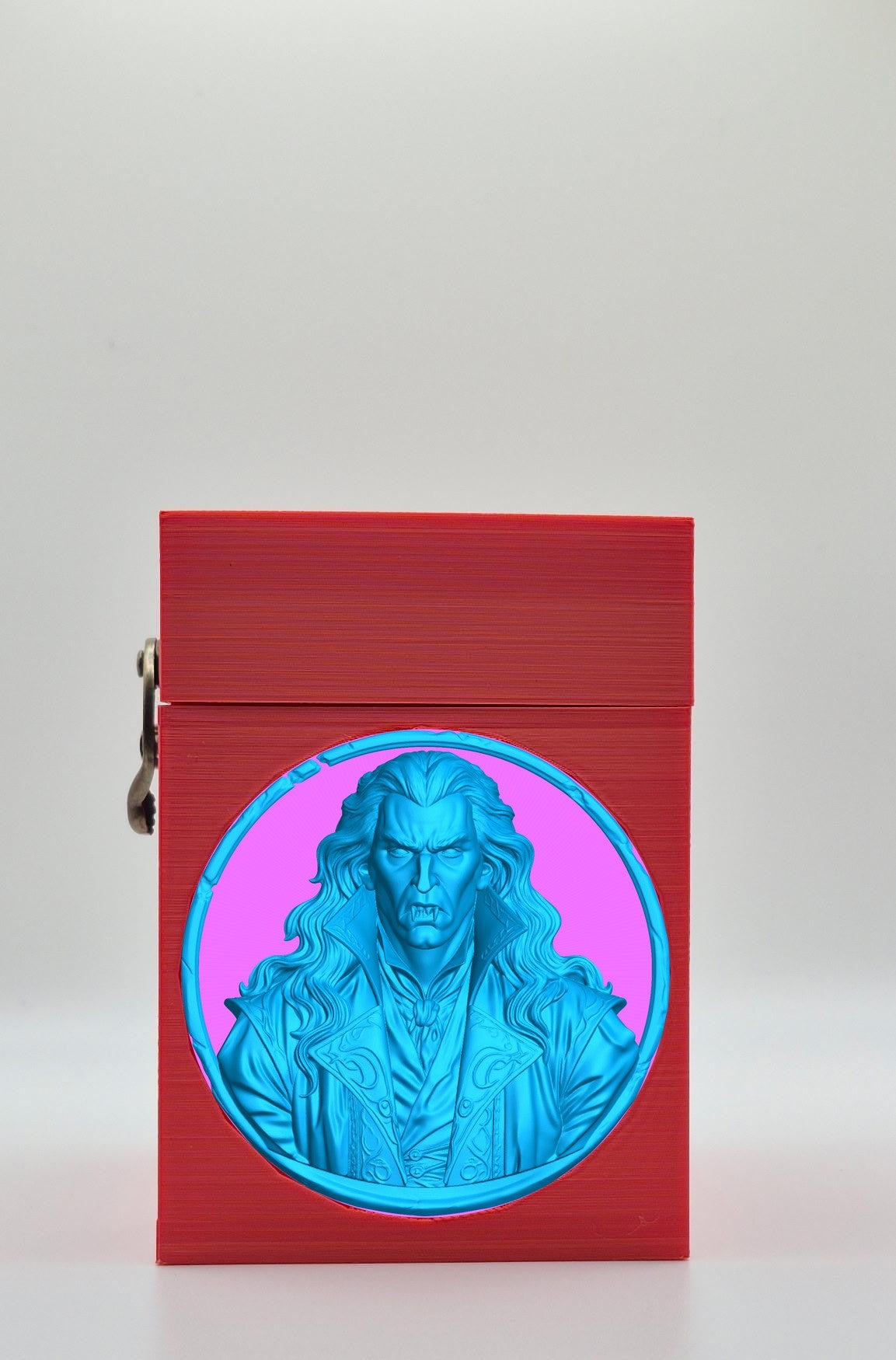 Gothic Vampire Card Box — Red