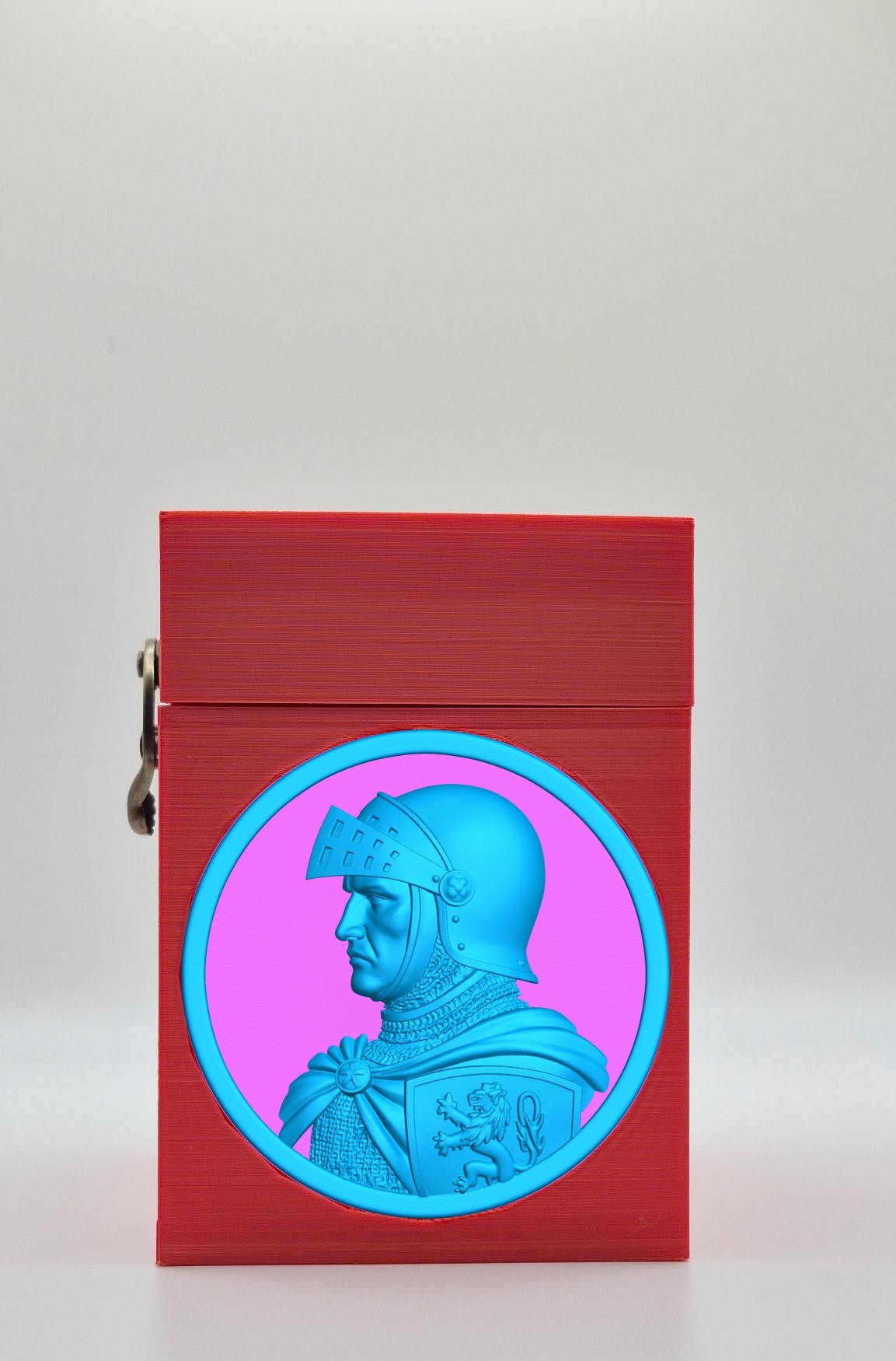 Knight Card Box — Red