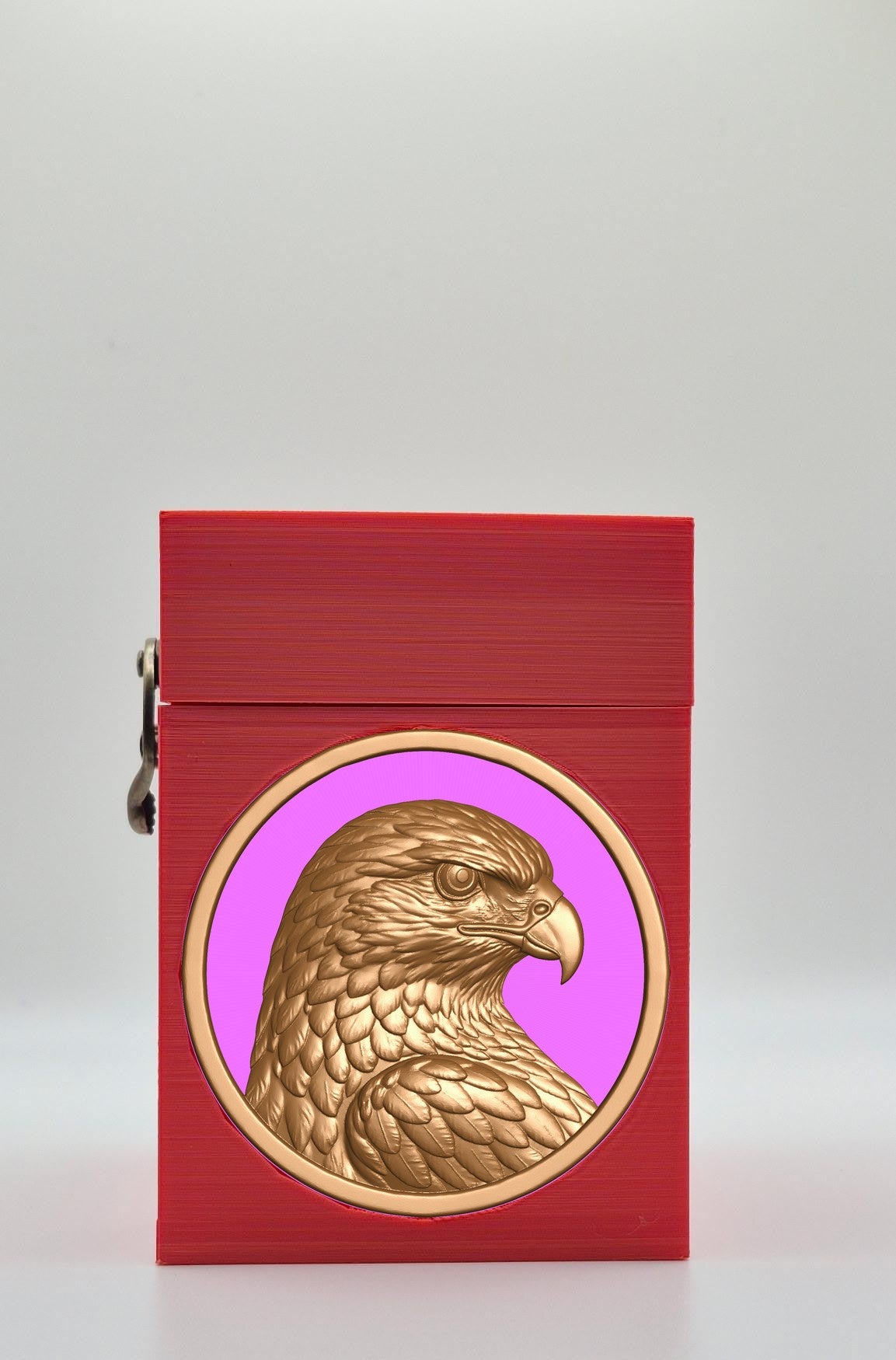Eagle Card Box — Red