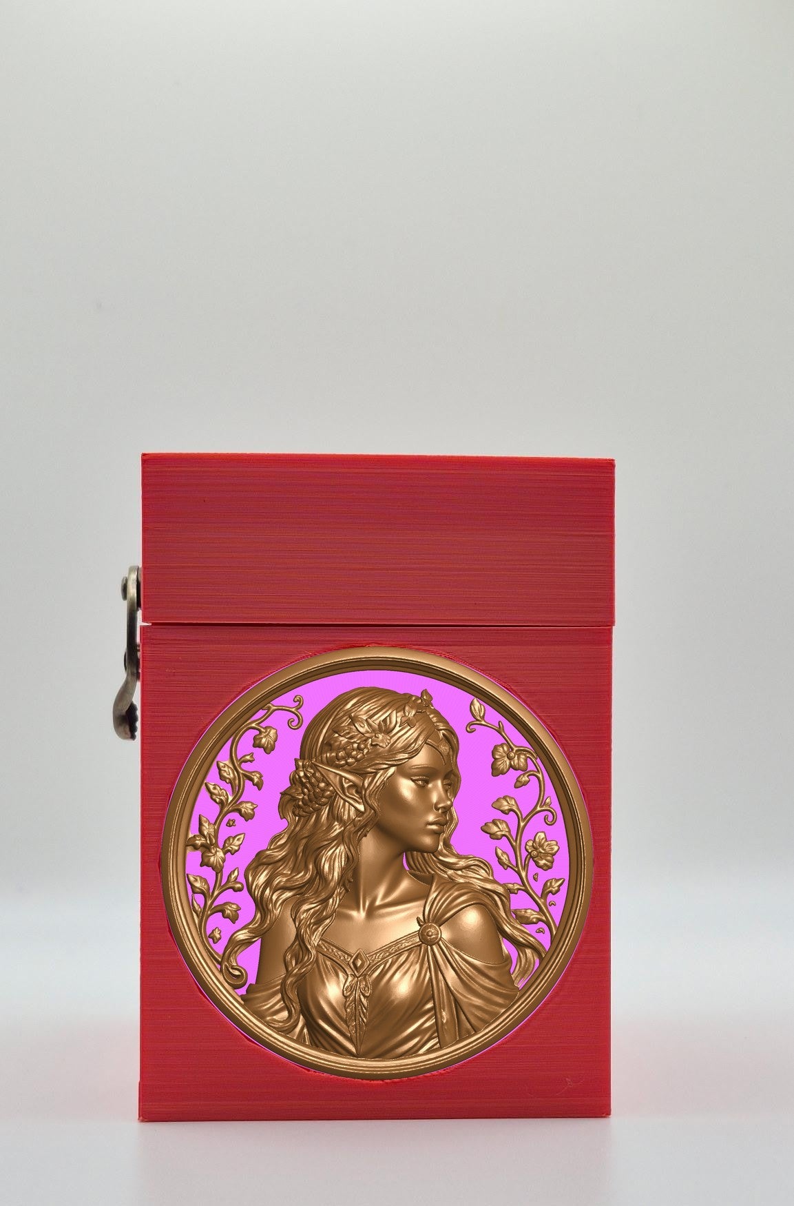 Elf Maiden Card Box — Red