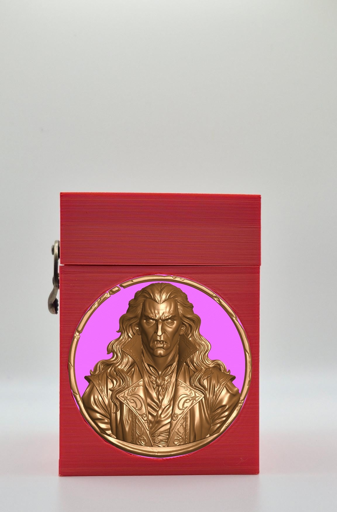 Gothic Vampire Card Box — Red