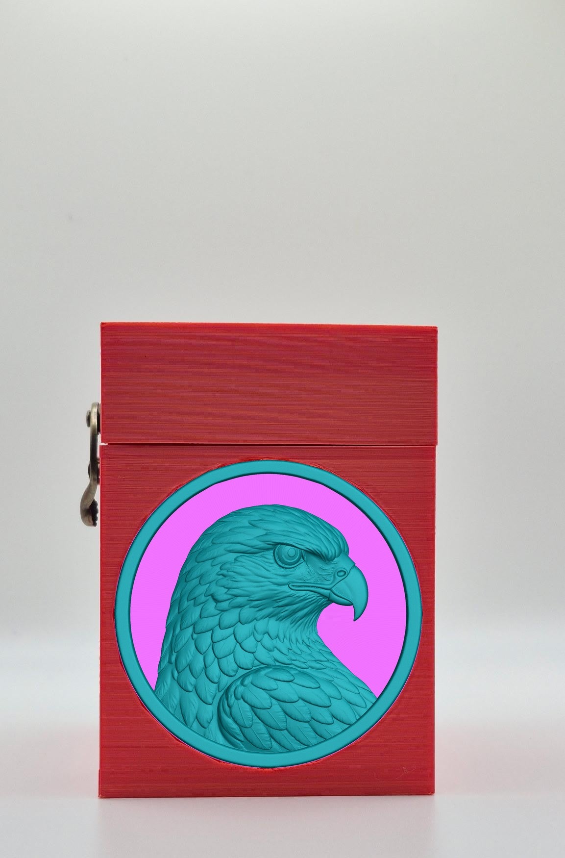 Eagle Card Box — Red