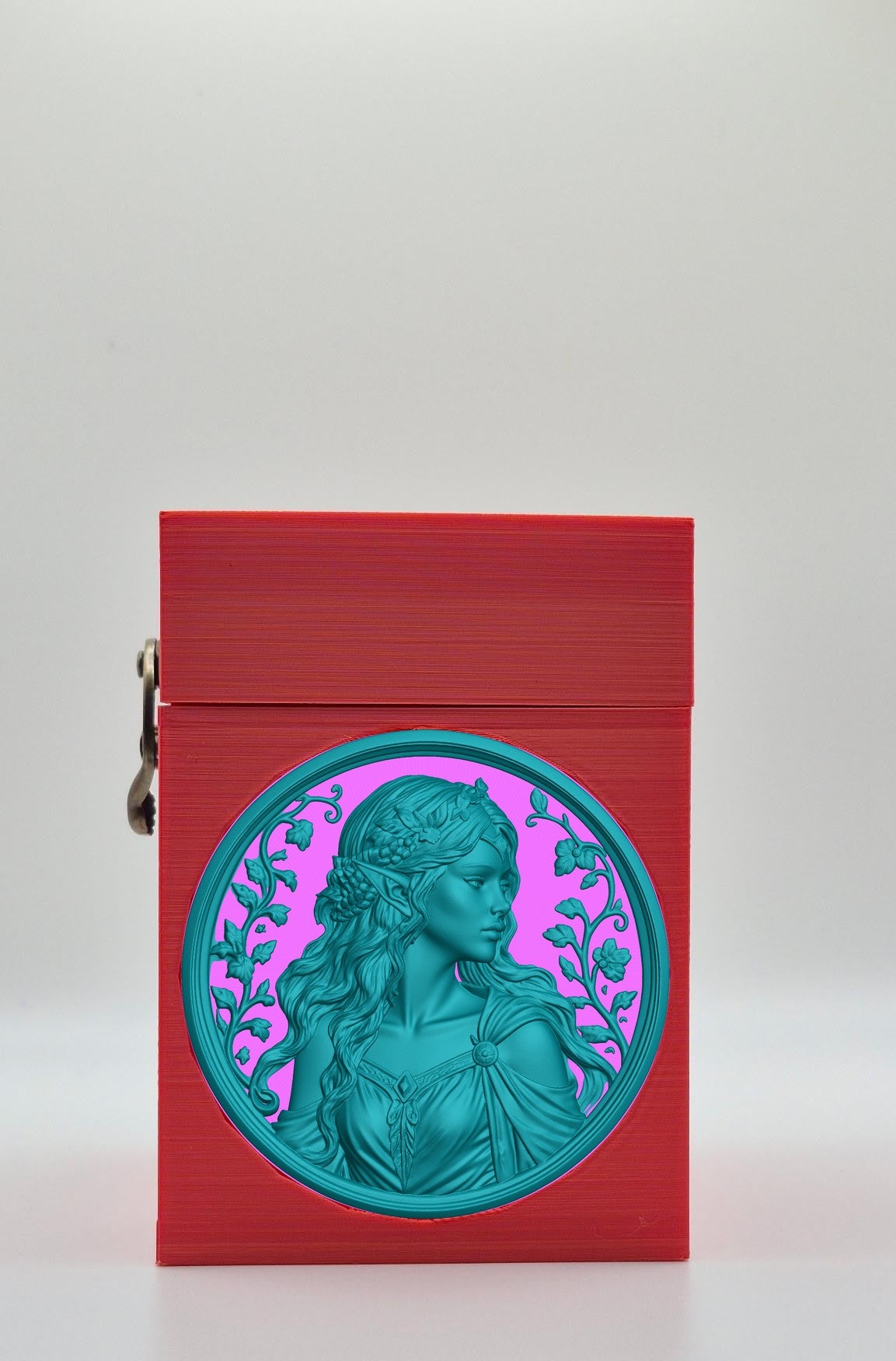 Elf Maiden Card Box — Red