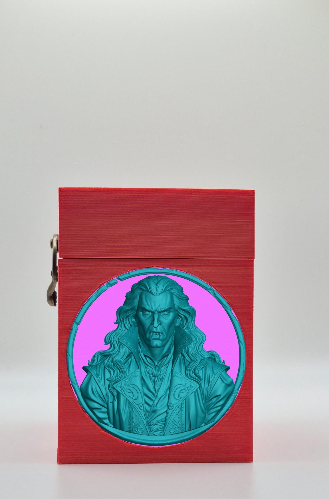 Gothic Vampire Card Box — Red