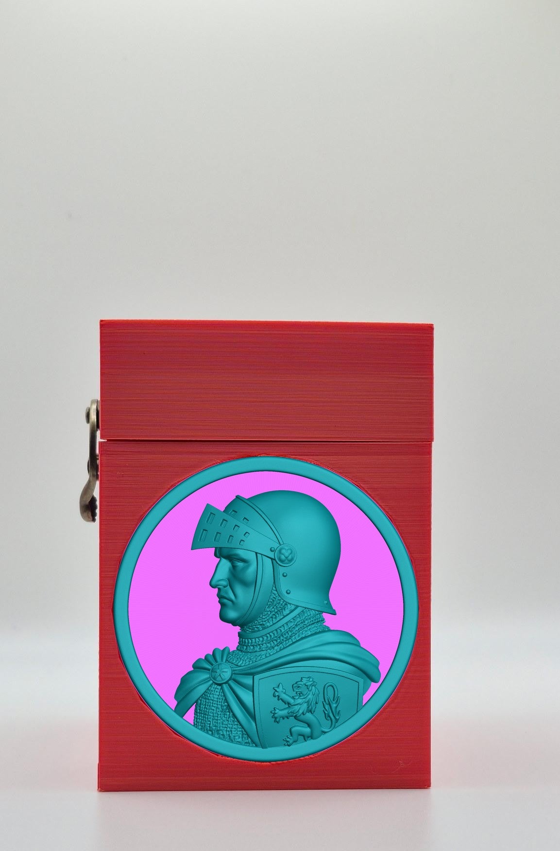 Knight Card Box — Red
