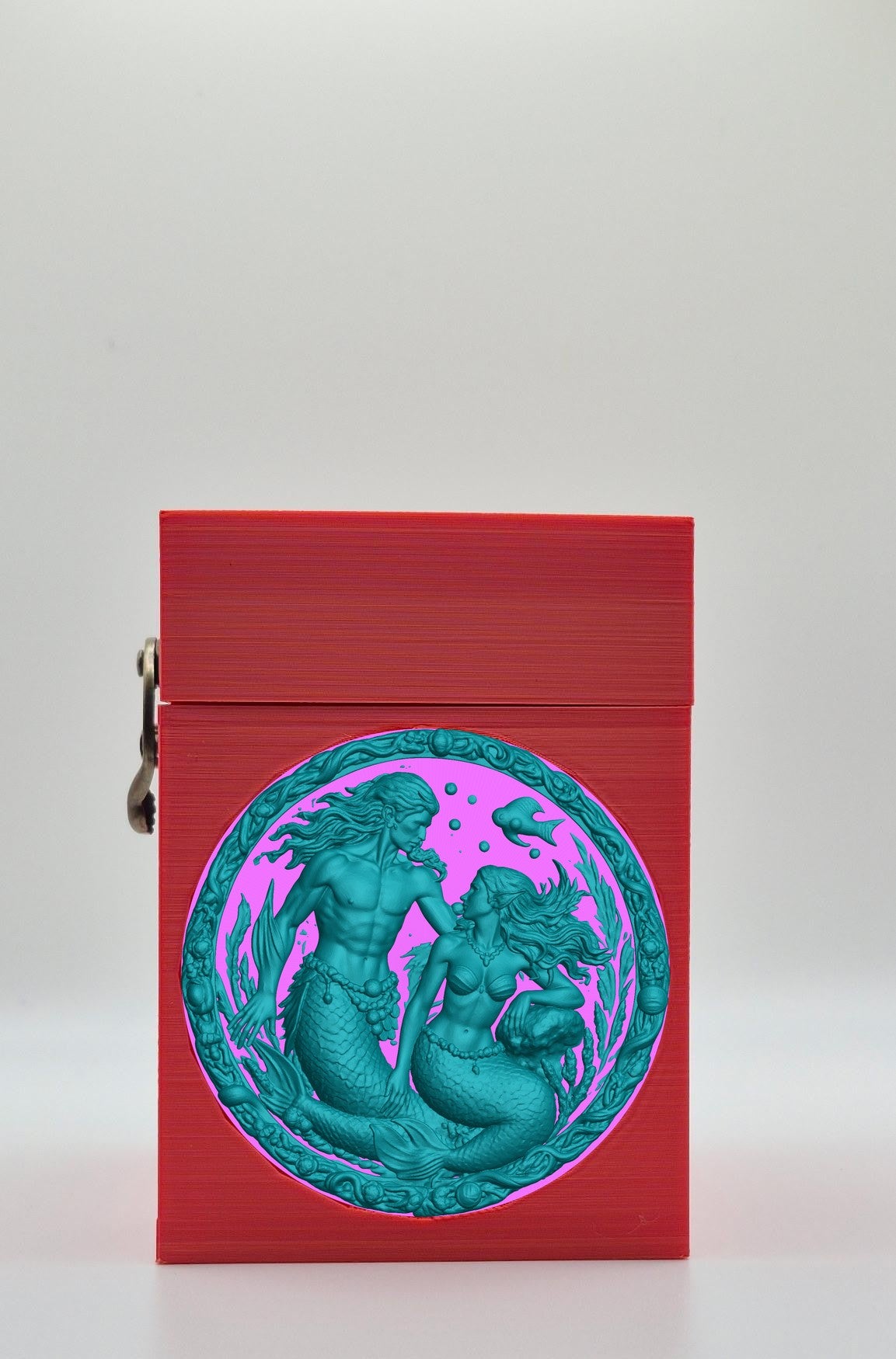 Merfolk Card Box — Red