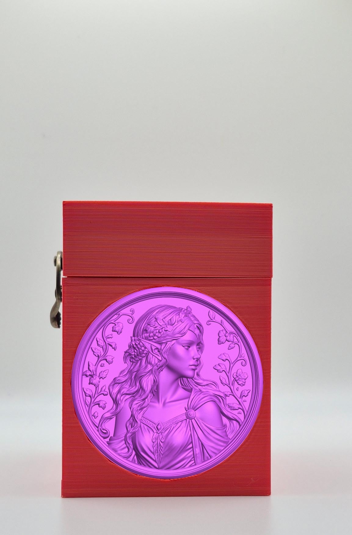 Elf Maiden Card Box — Red