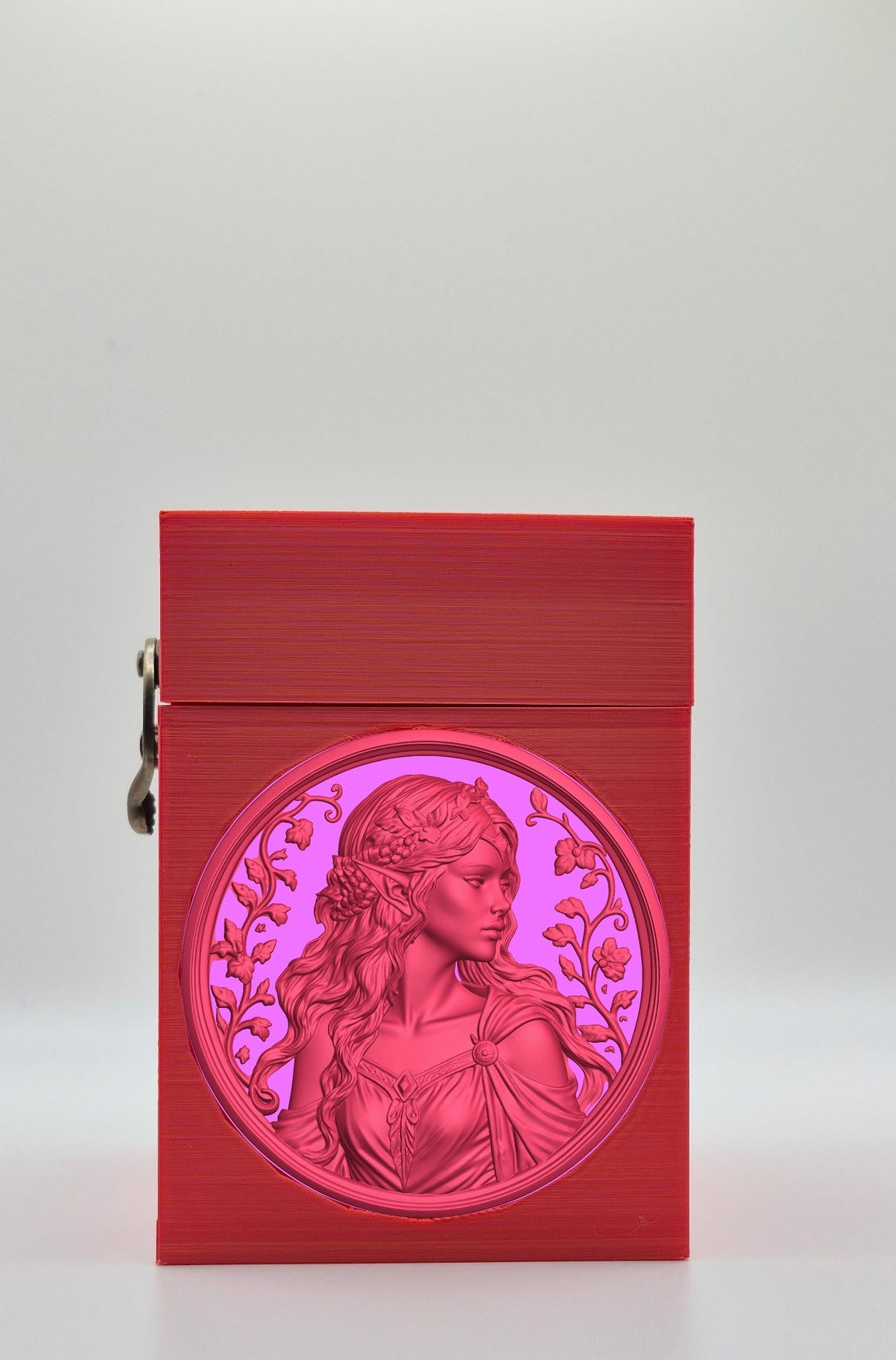 Elf Maiden Card Box — Red